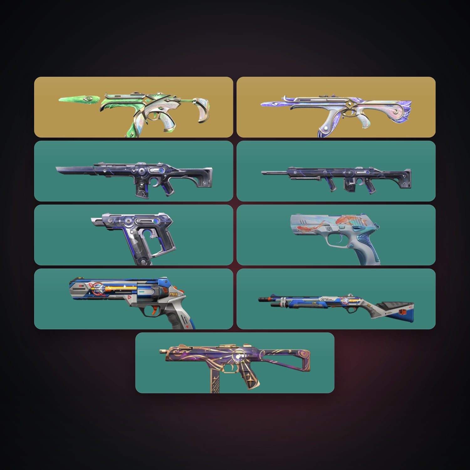 NA locker — 10 skins, lvl 23 — HabibiAccounts