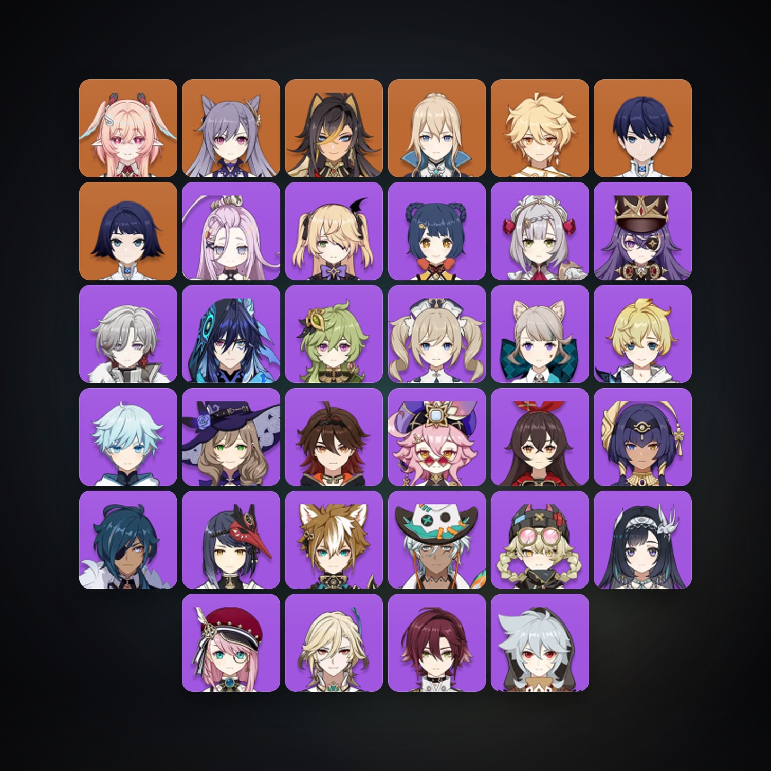 Genshin Impact | AR 55 | 34 Chars | 4× 5★ — Genshin / miHoYo Account — HabibiAccounts