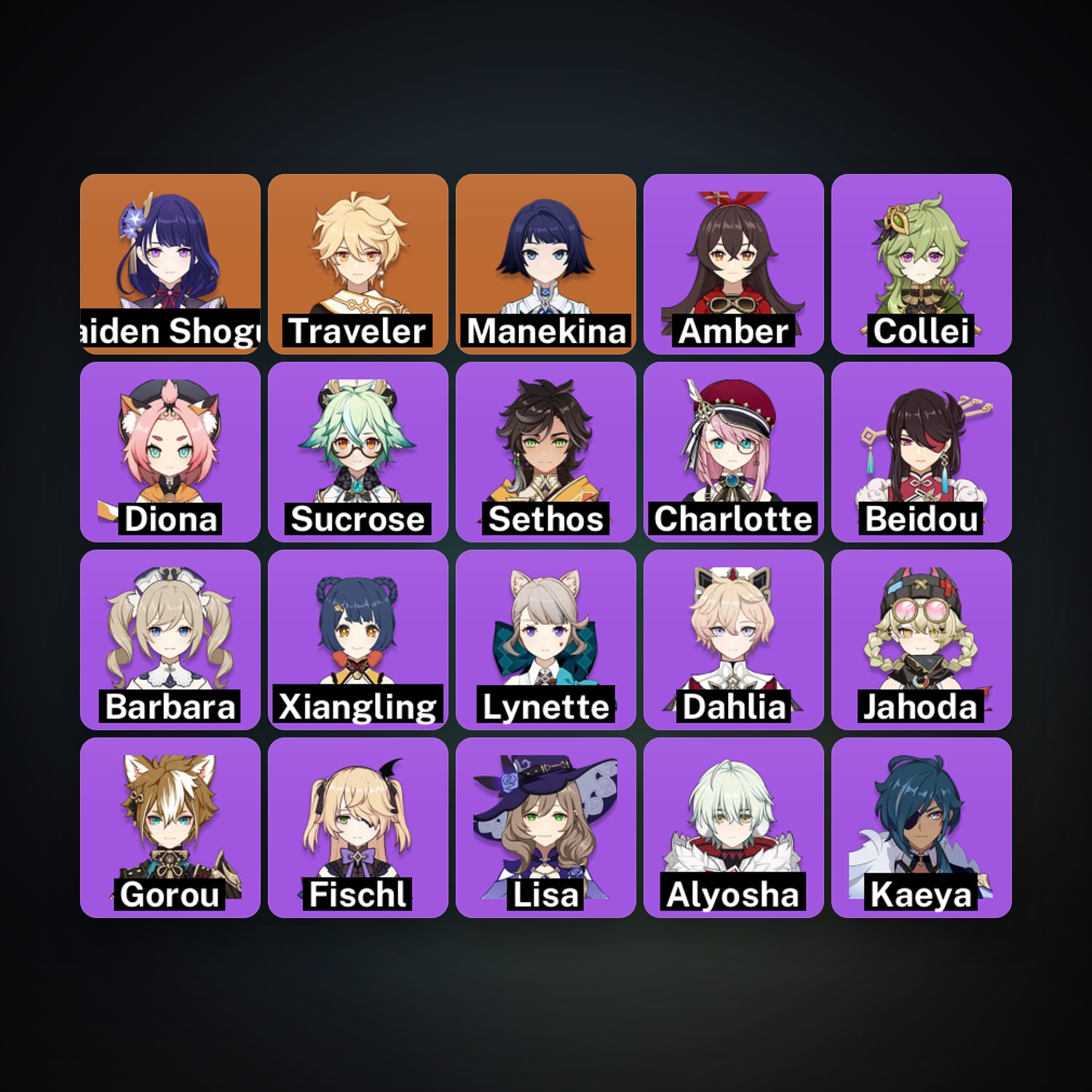 Genshin Impact | AR 42 | 21 Chars | 1× 5★ — Genshin / miHoYo Account — HabibiAccounts