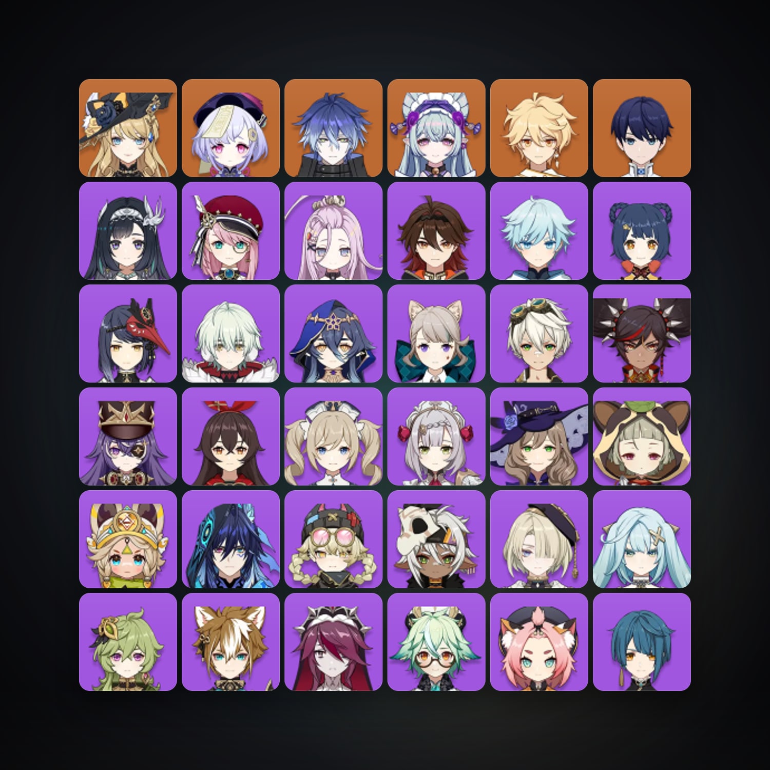 Genshin Impact | AR 54 | 38 Chars | 4× 5★ — Genshin / miHoYo Account — HabibiAccounts