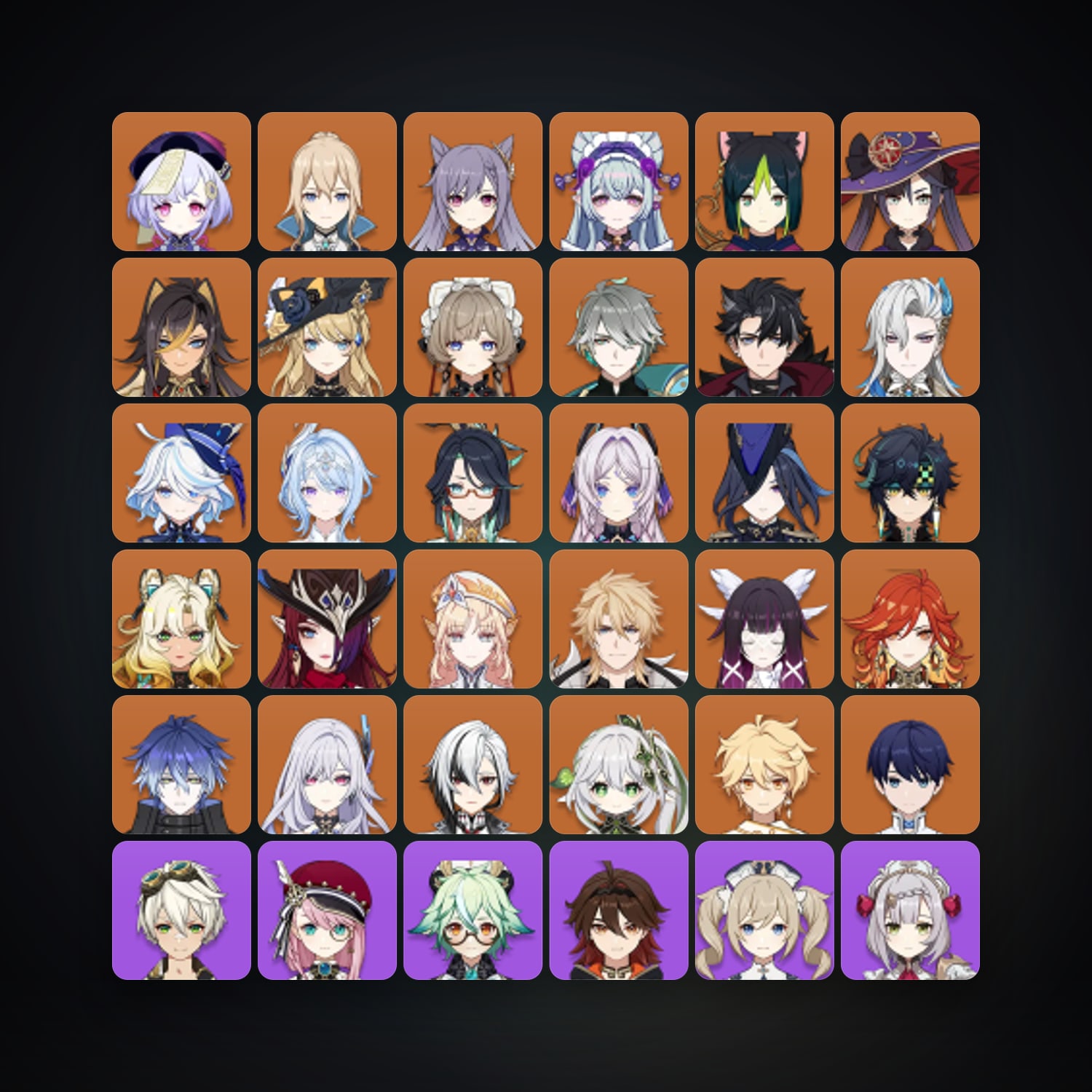 Genshin Impact | AR 60 | 80 Chars | 28× 5★ — Genshin / miHoYo Account — HabibiAccounts