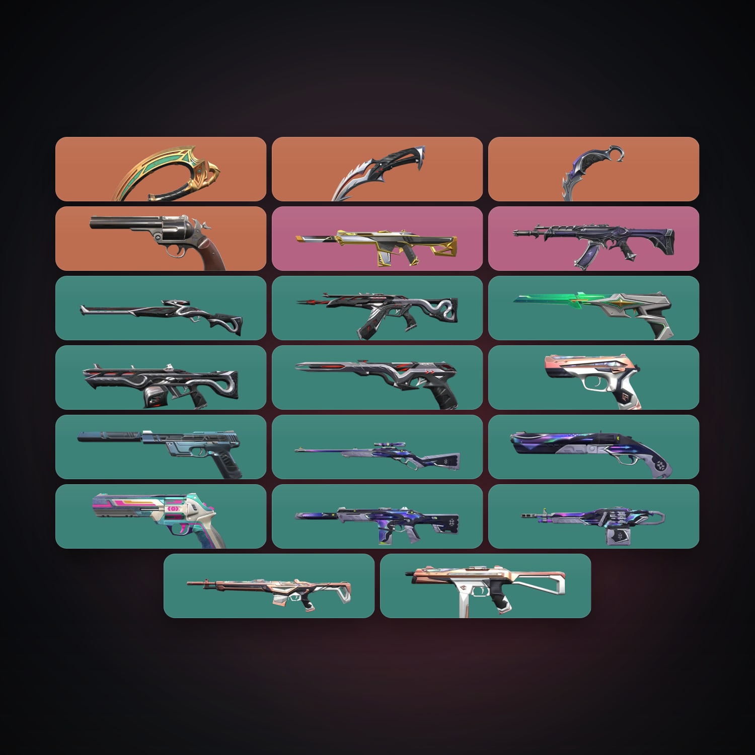 AP Silver 2 locker — 3 knives, 20 skins, lvl 103 — HabibiAccounts