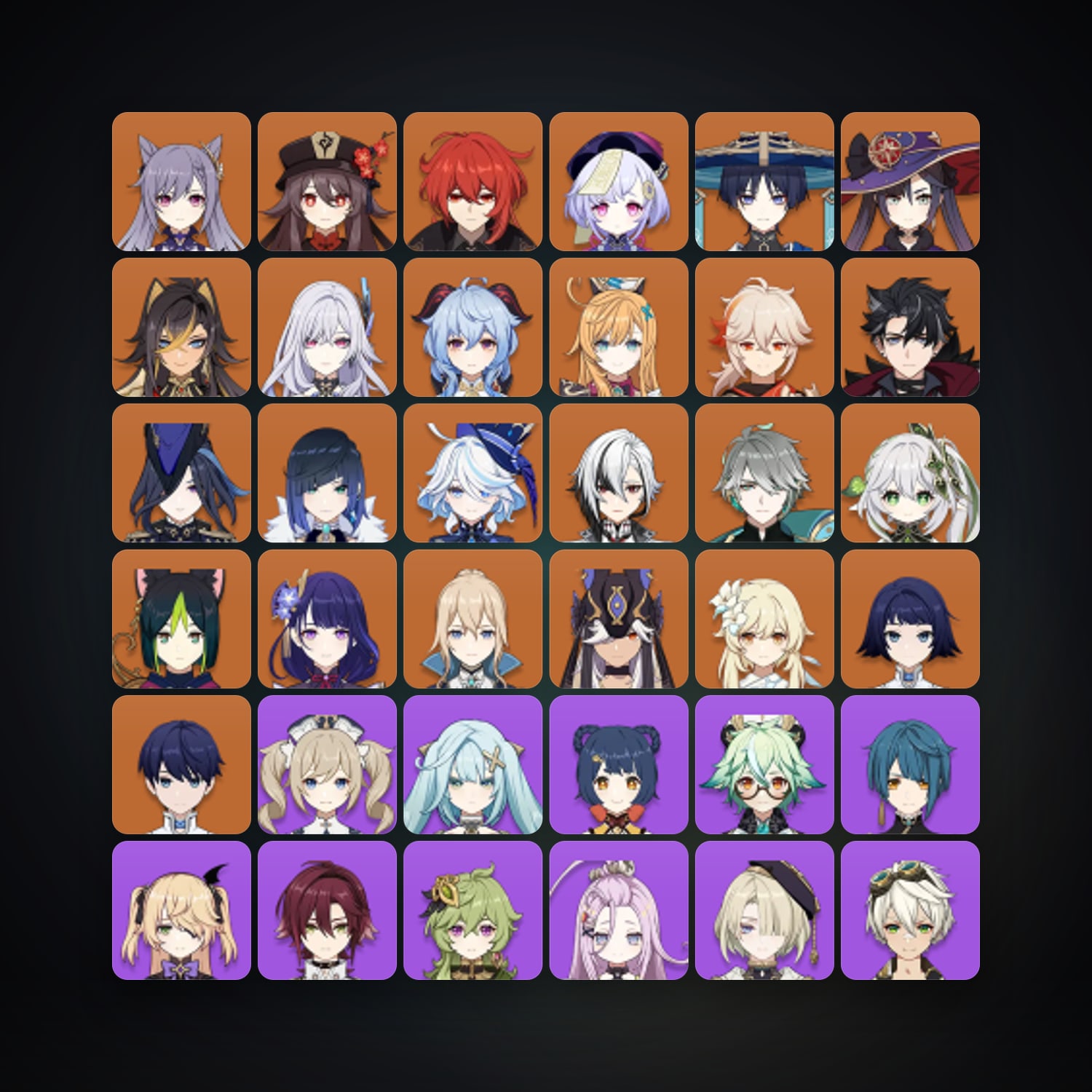جينشن إمباكت | AR 60 | 75 شخصية | 22× 5★ — HabibiAccounts