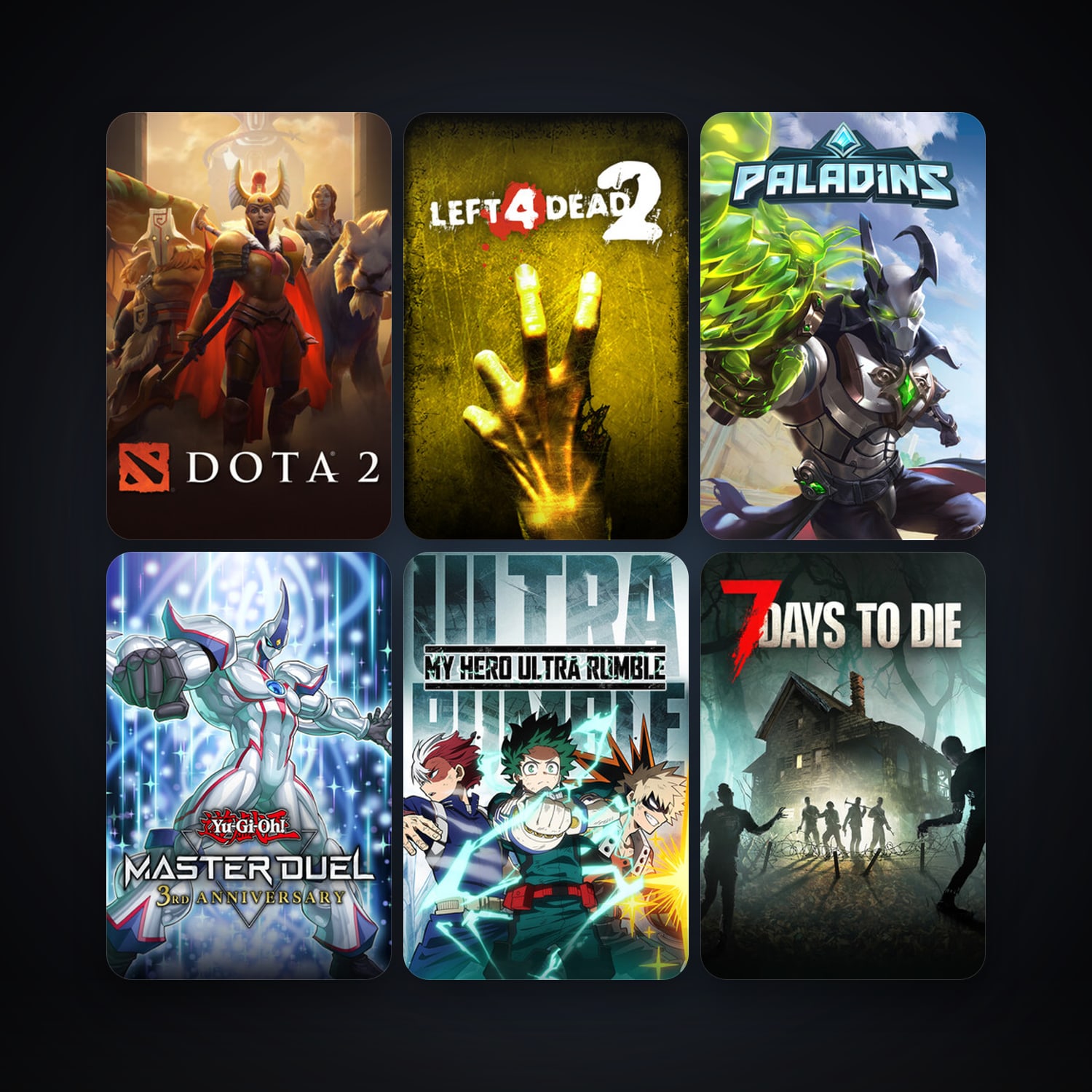 Left 4 Dead 2 + Dota 2, 11 games, clean — HabibiAccounts