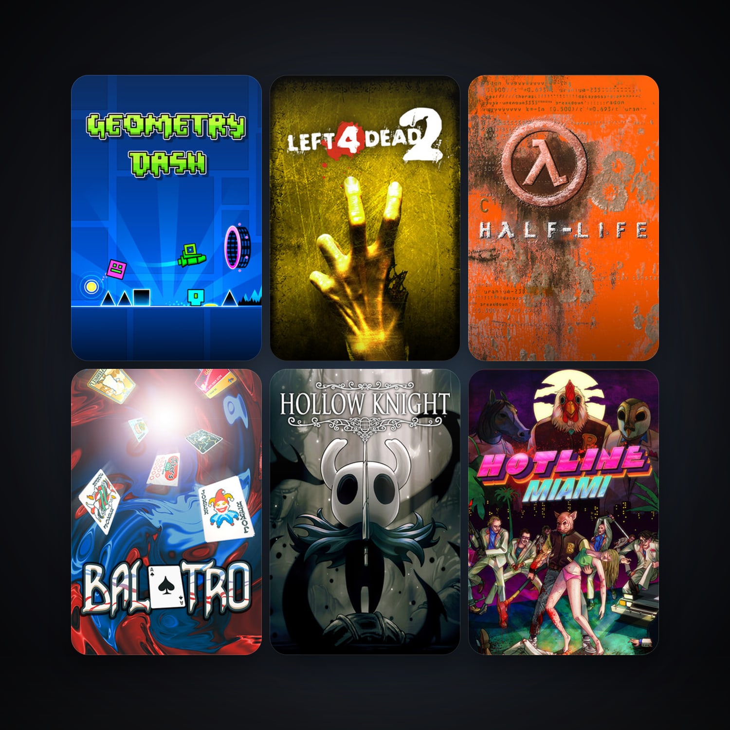 Half-Life + Left 4 Dead 2, 18 games, clean — HabibiAccounts