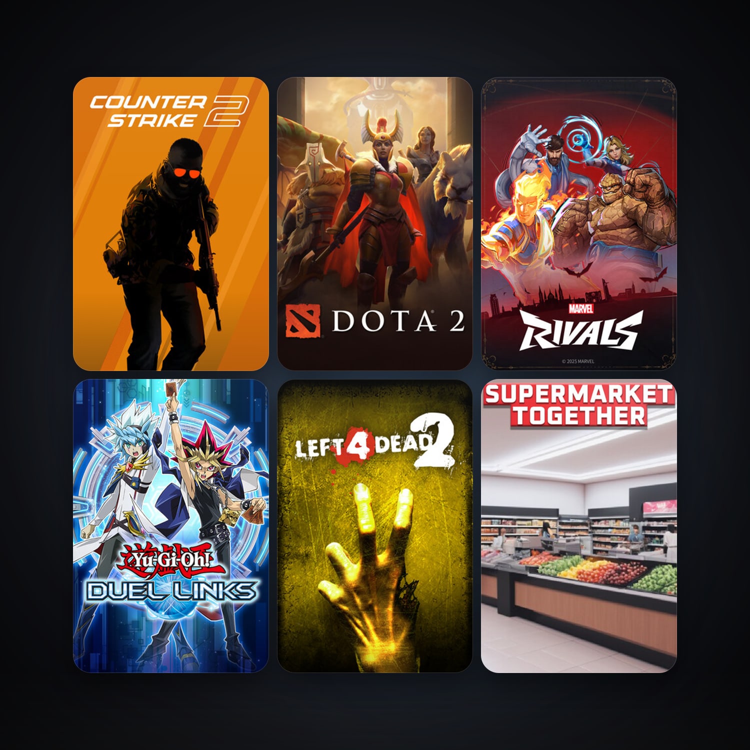 Left 4 Dead 2 + Dota 2, 13 games, clean — HabibiAccounts