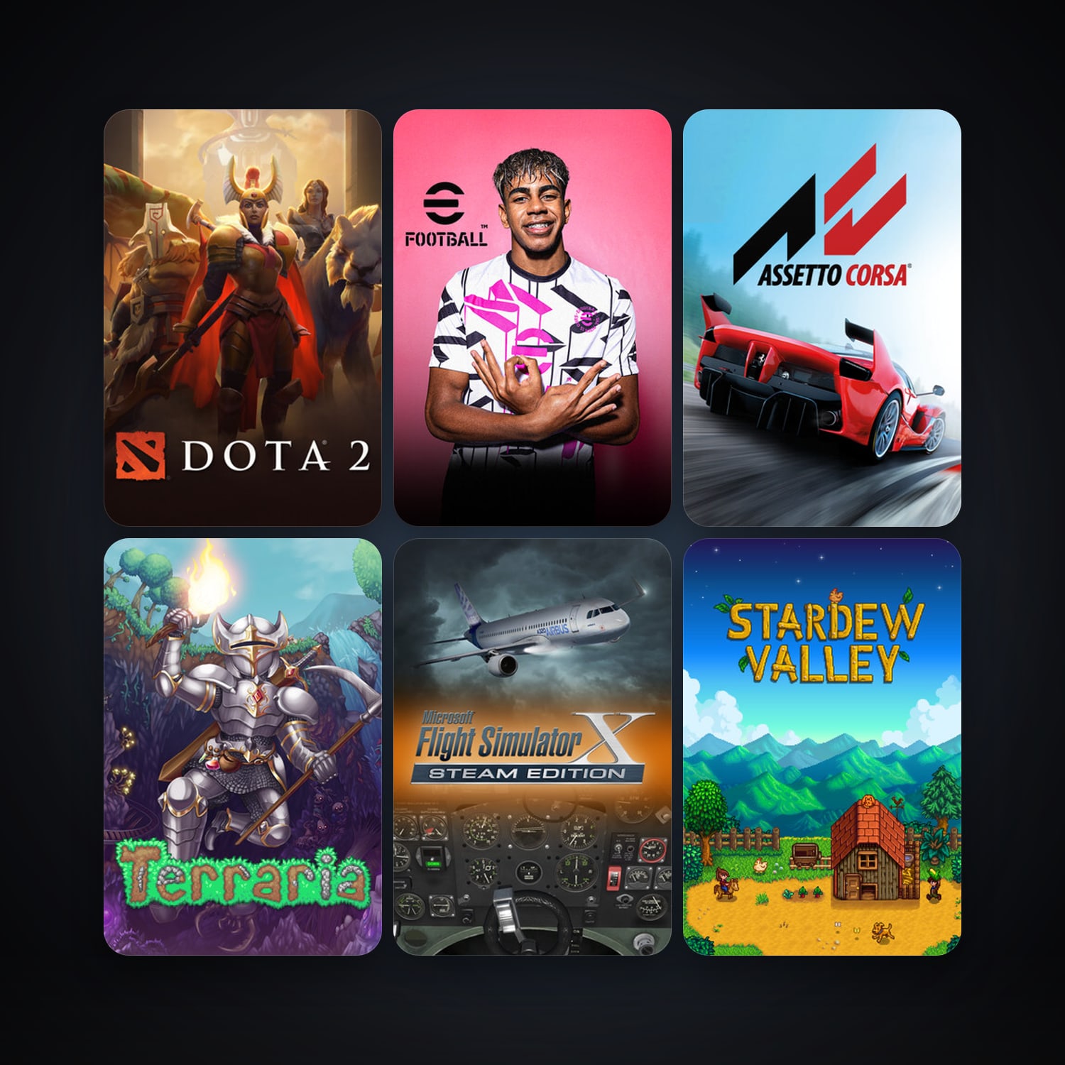 Dota 2 + Terraria, 58 games, clean — HabibiAccounts