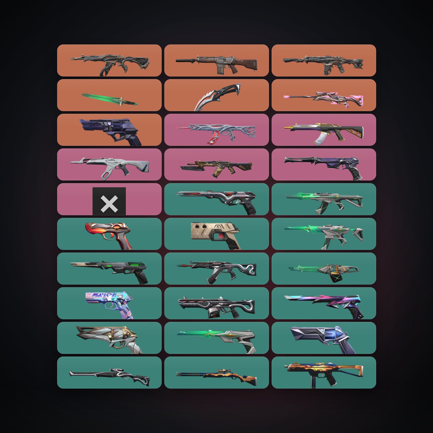 EU Plat 3 locker — 2 knives, 46 skins, lvl 330 — HabibiAccounts