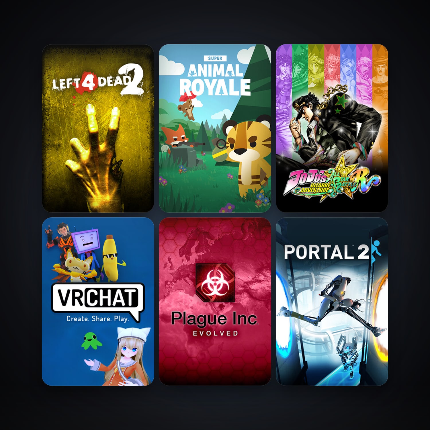 Left 4 Dead 2 + Portal 2, 14 games, clean — HabibiAccounts