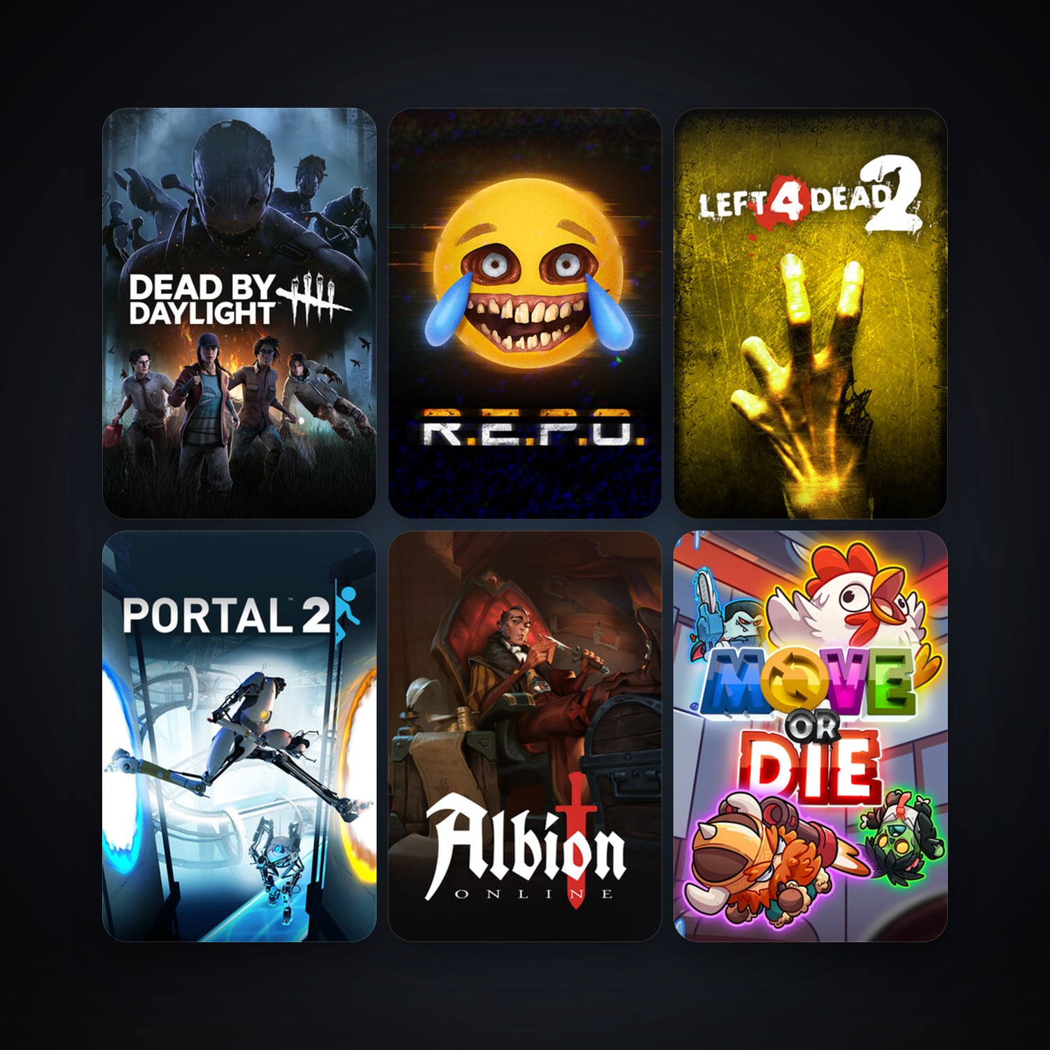 Portal + Left 4 Dead 2, 36 games, clean — HabibiAccounts