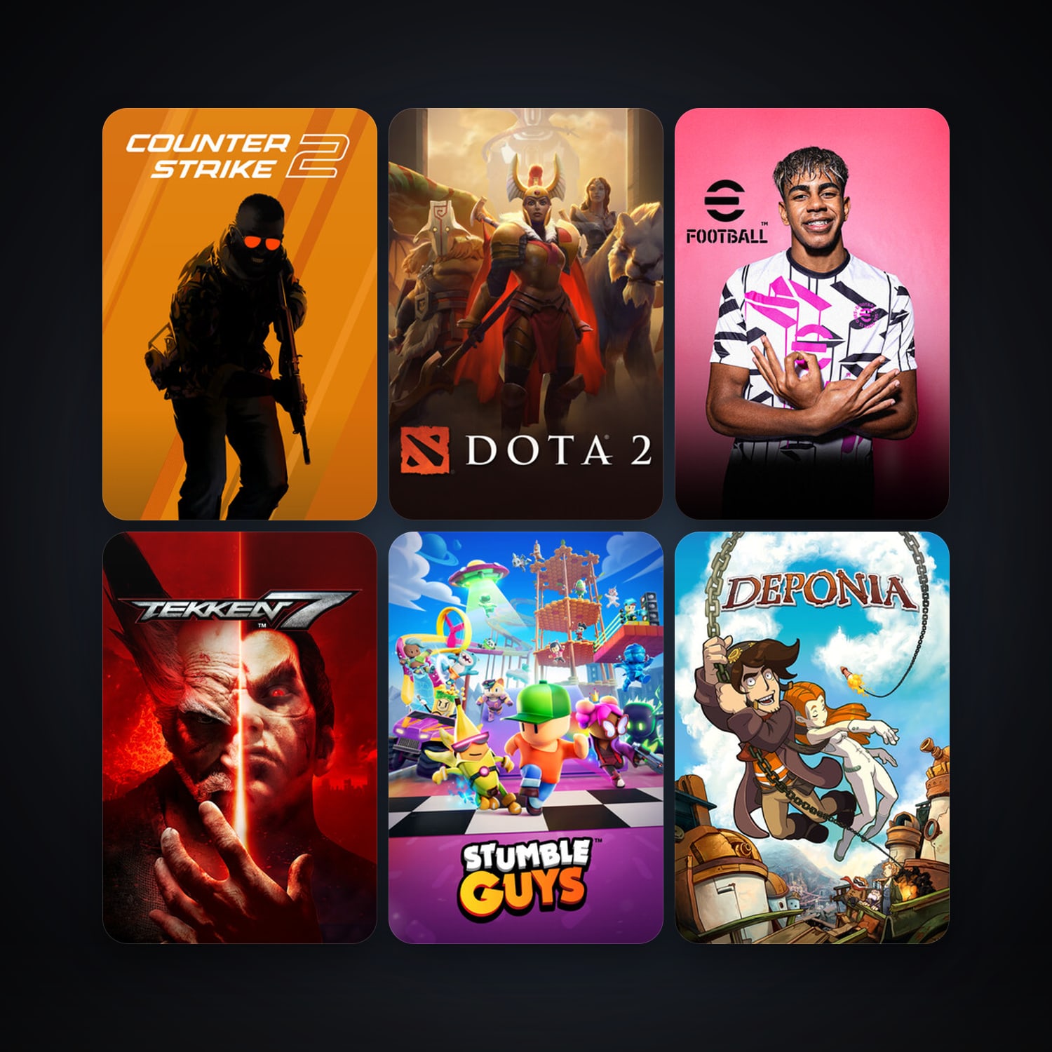 Dota 2 + CS2 Prime, 7 games, clean — HabibiAccounts