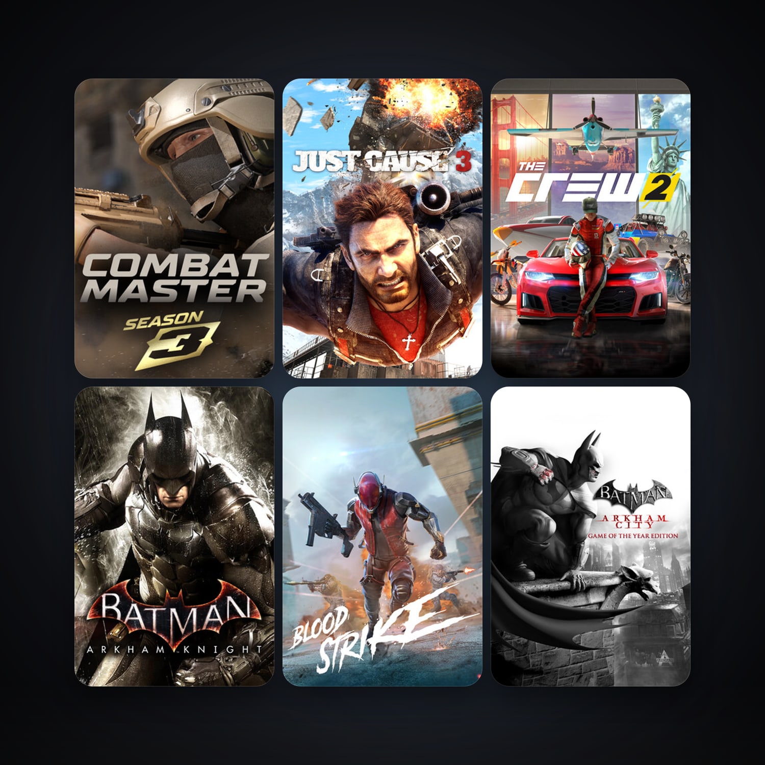 Free CS2 (No Prime) + Batman: Arkham Asylum Game of the Year Edition, 103 games, clean — HabibiAccounts