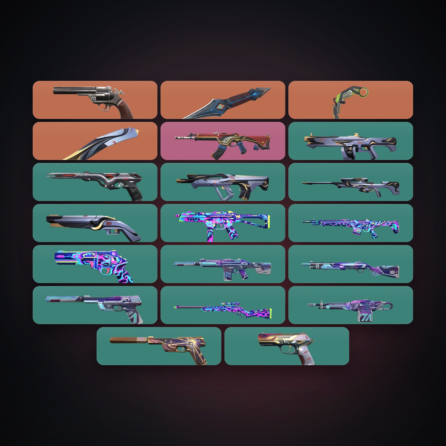 EU Plat 1 locker — 3 knives, 20 skins, lvl 110 · 261069729 — HabibiAccounts