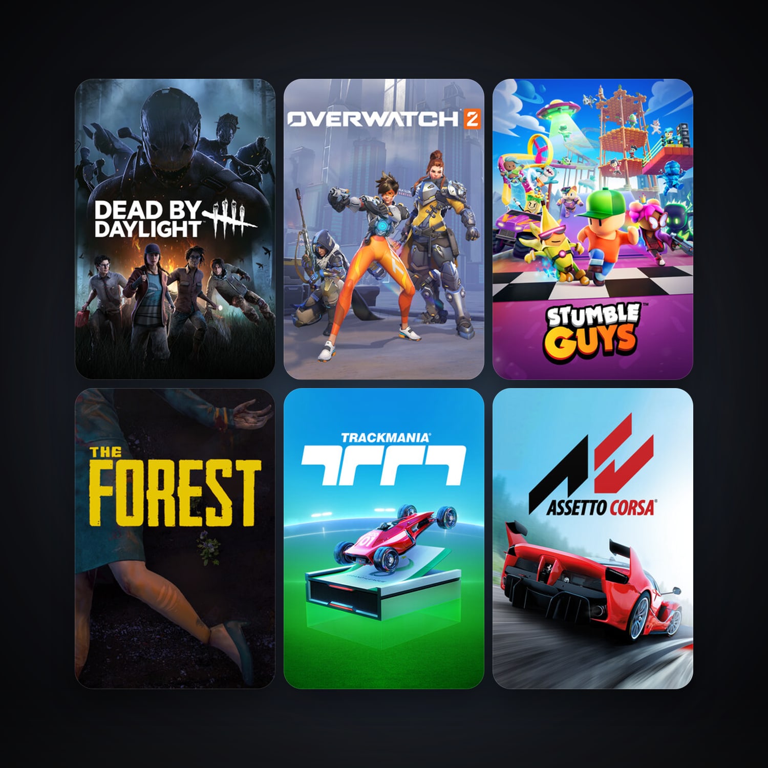 The Forest + Assetto Corsa, 53 games, clean — HabibiAccounts
