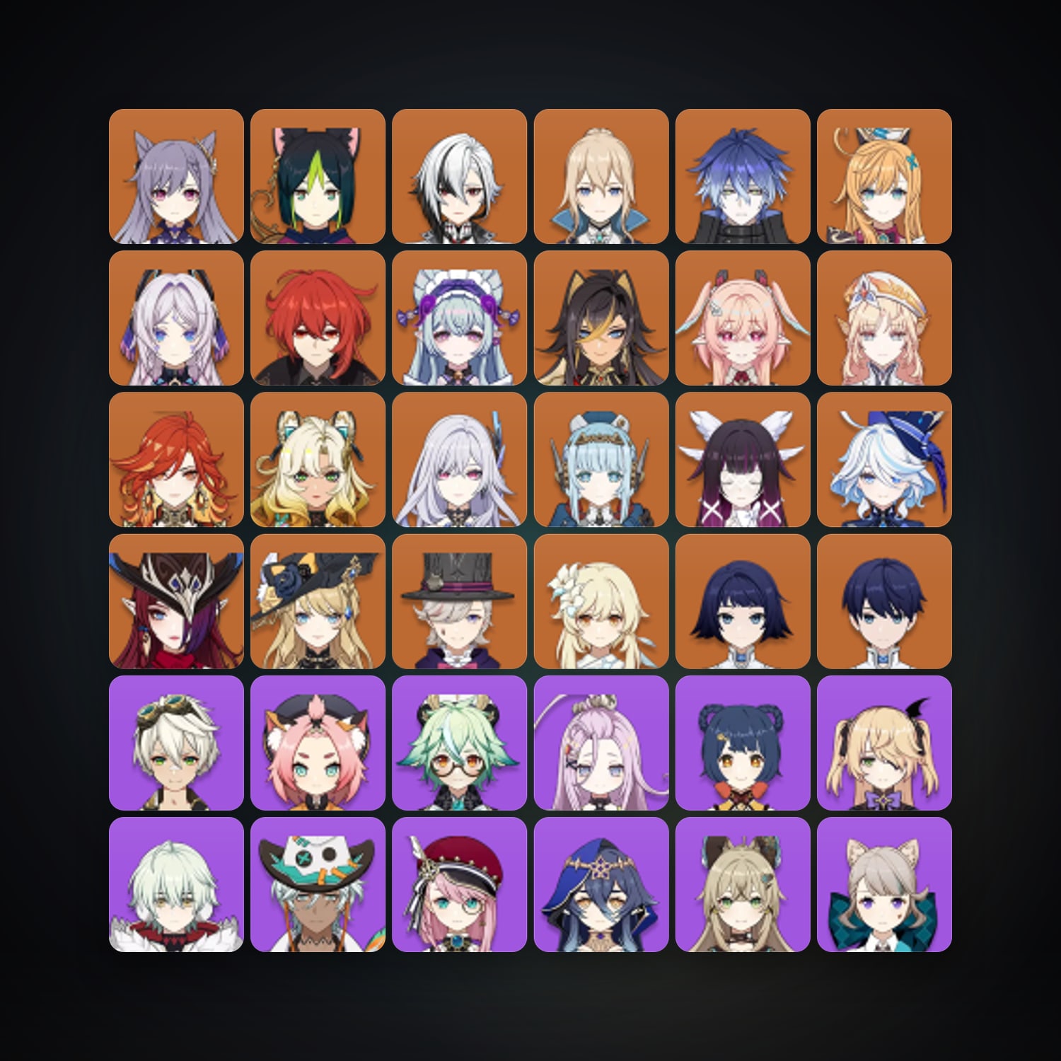 Genshin Impact | AR 60 | 75 Chars | 21× 5★ — HabibiAccounts