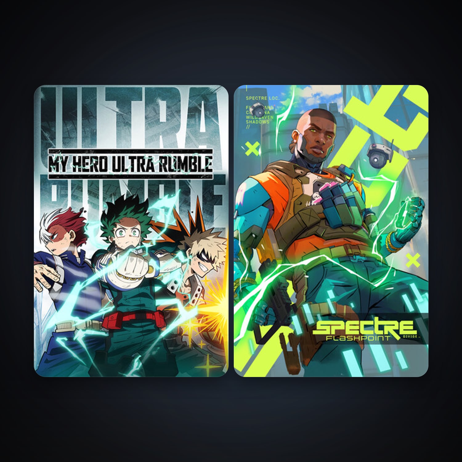 MY HERO ULTRA RUMBLE + Spectre Divide, 2 games, clean — HabibiAccounts