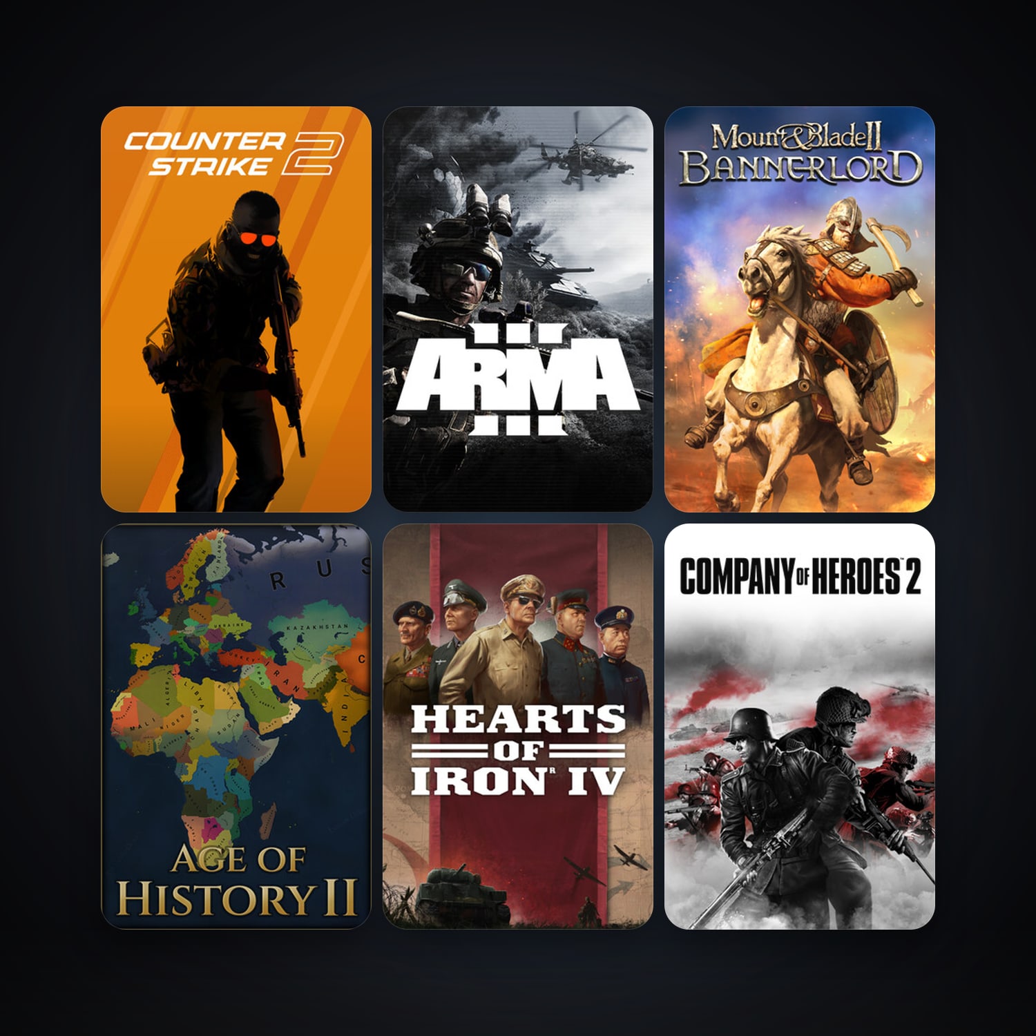 CS2 Prime + Arma 3, 42 games, clean — HabibiAccounts