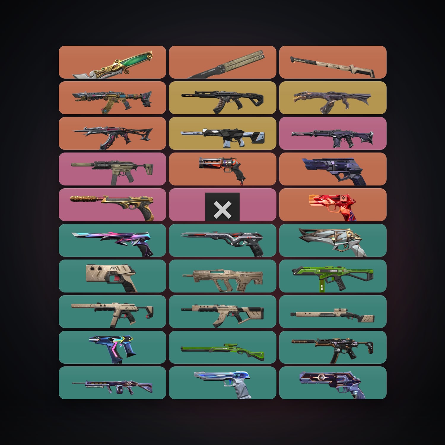 NA Bronze 2 locker — 3 knives, 42 skins, lvl 115 — HabibiAccounts