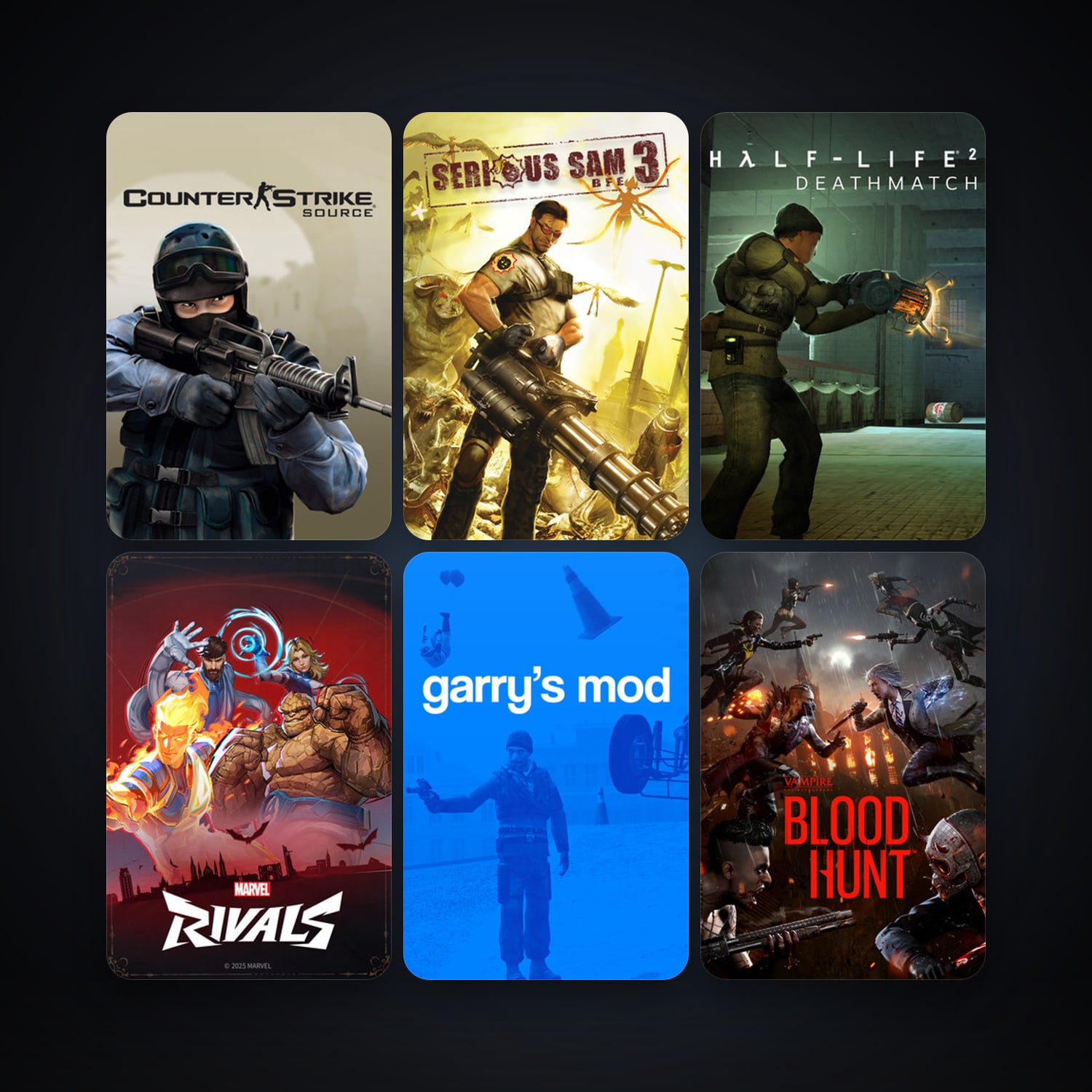 Half-Life 2 + Counter-Strike: Source, 18 games, Steam 10, clean — HabibiAccounts