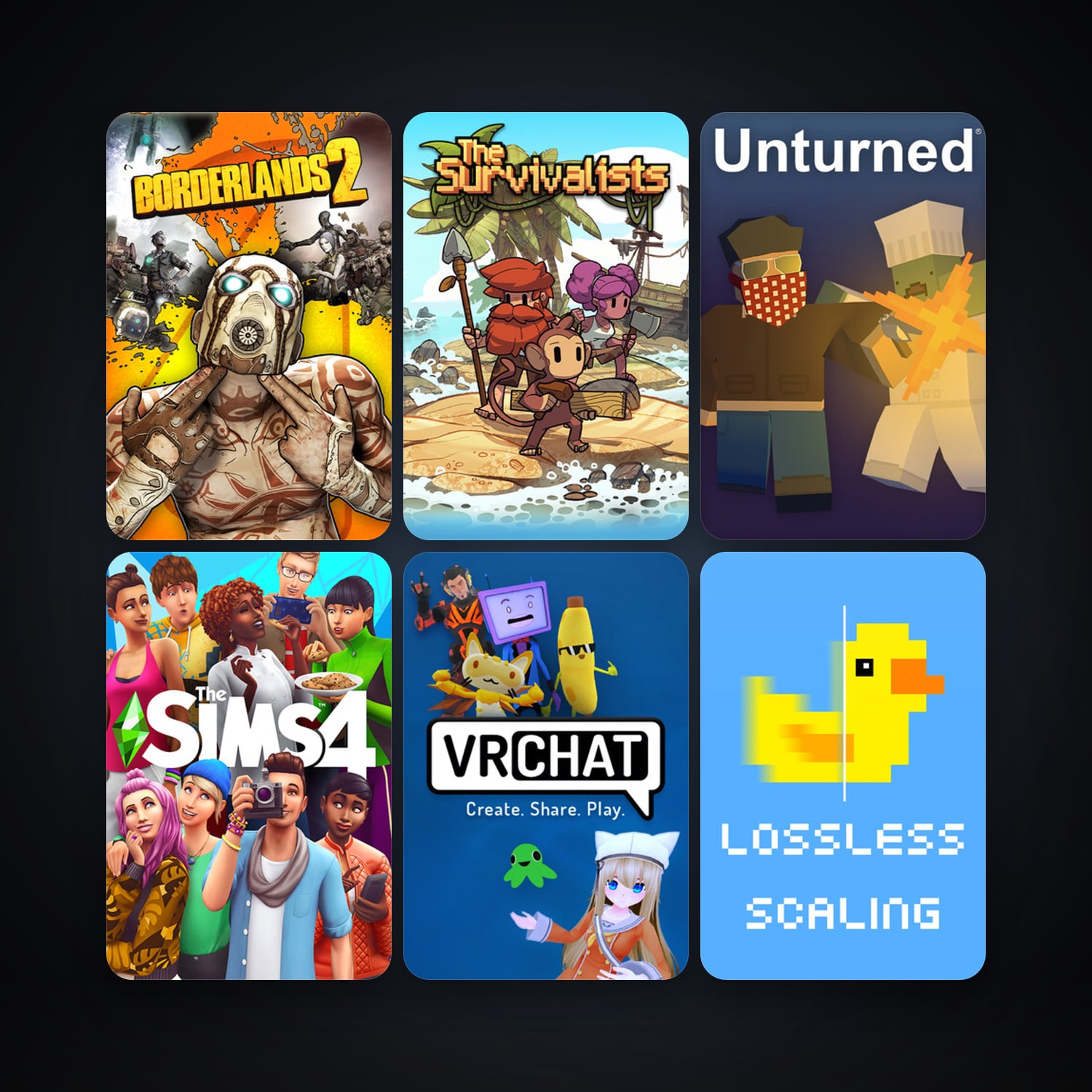 Left 4 Dead + Borderlands 2, 14 games, clean — HabibiAccounts