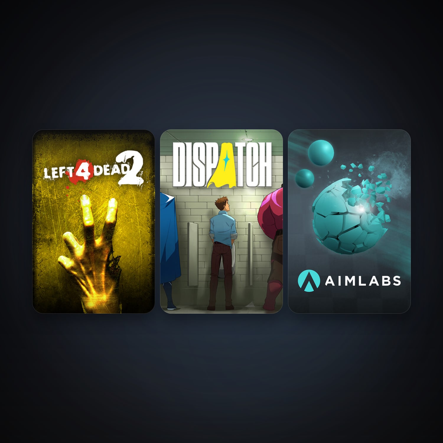 Left 4 Dead 2 + Aimlabs, 6 games, clean — HabibiAccounts