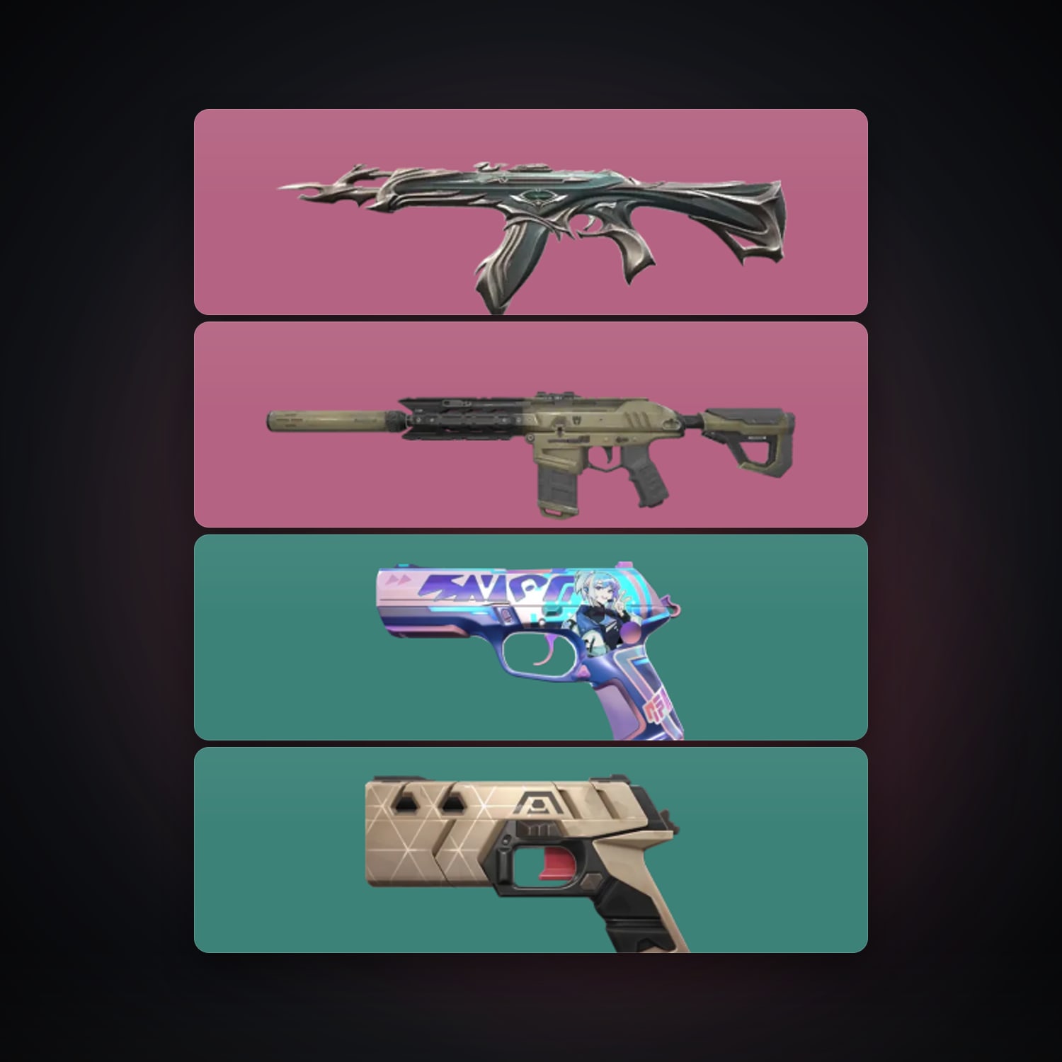 AP Gold 2 locker — 5 skins, lvl 108 — HabibiAccounts