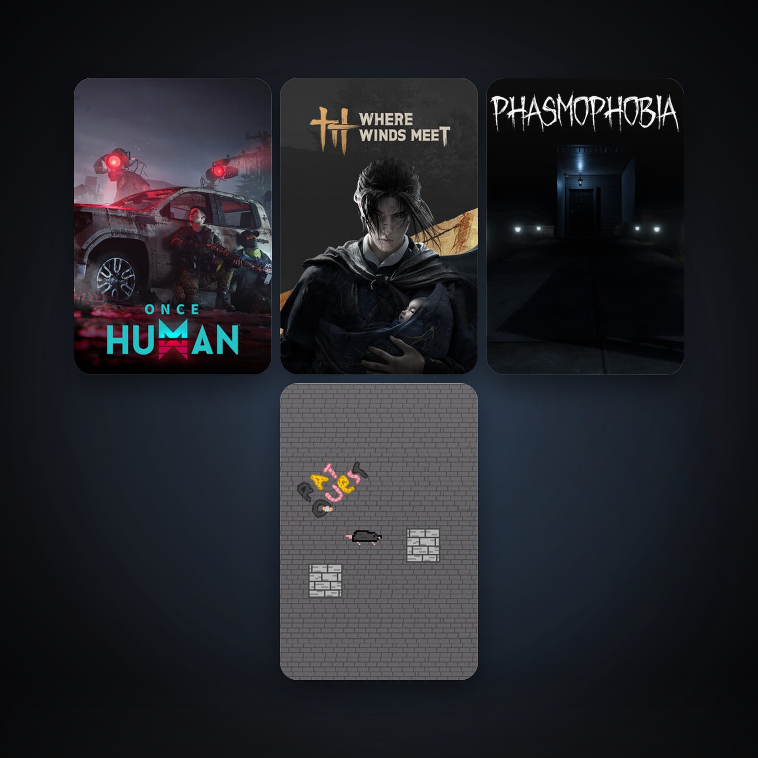 Phasmophobia + Once Human, 10 games, clean — HabibiAccounts