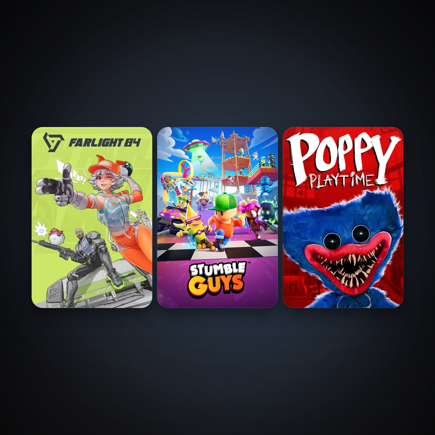 Steam account: Stumble Guys + Poppy Playtime, 7 games, clean — HabibiAccounts