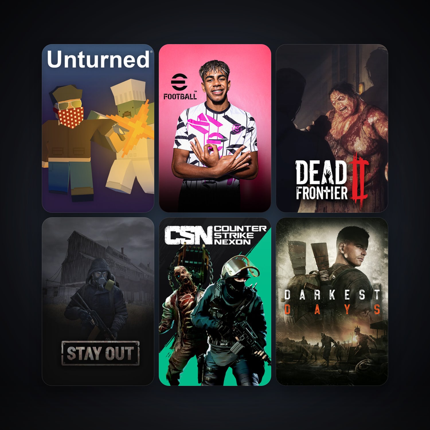 Counter-Strike Nexon: Studio + Unturned, 27 games, clean — HabibiAccounts