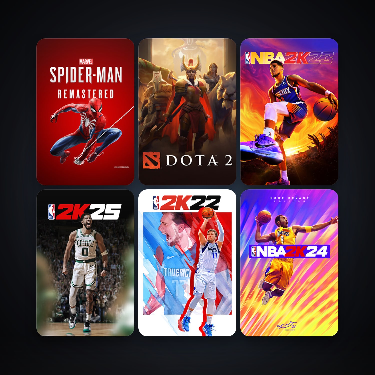 Dota 2 + NBA 2K22, 29 games, clean — HabibiAccounts