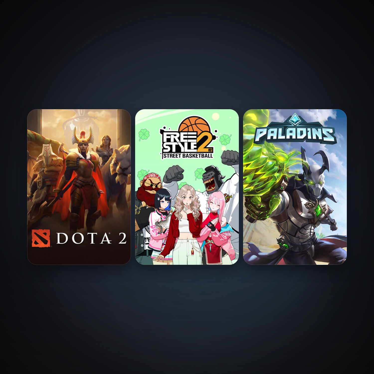 Dota 2 + Freestyle 2: Street Basketball, 7 games, clean — HabibiAccounts