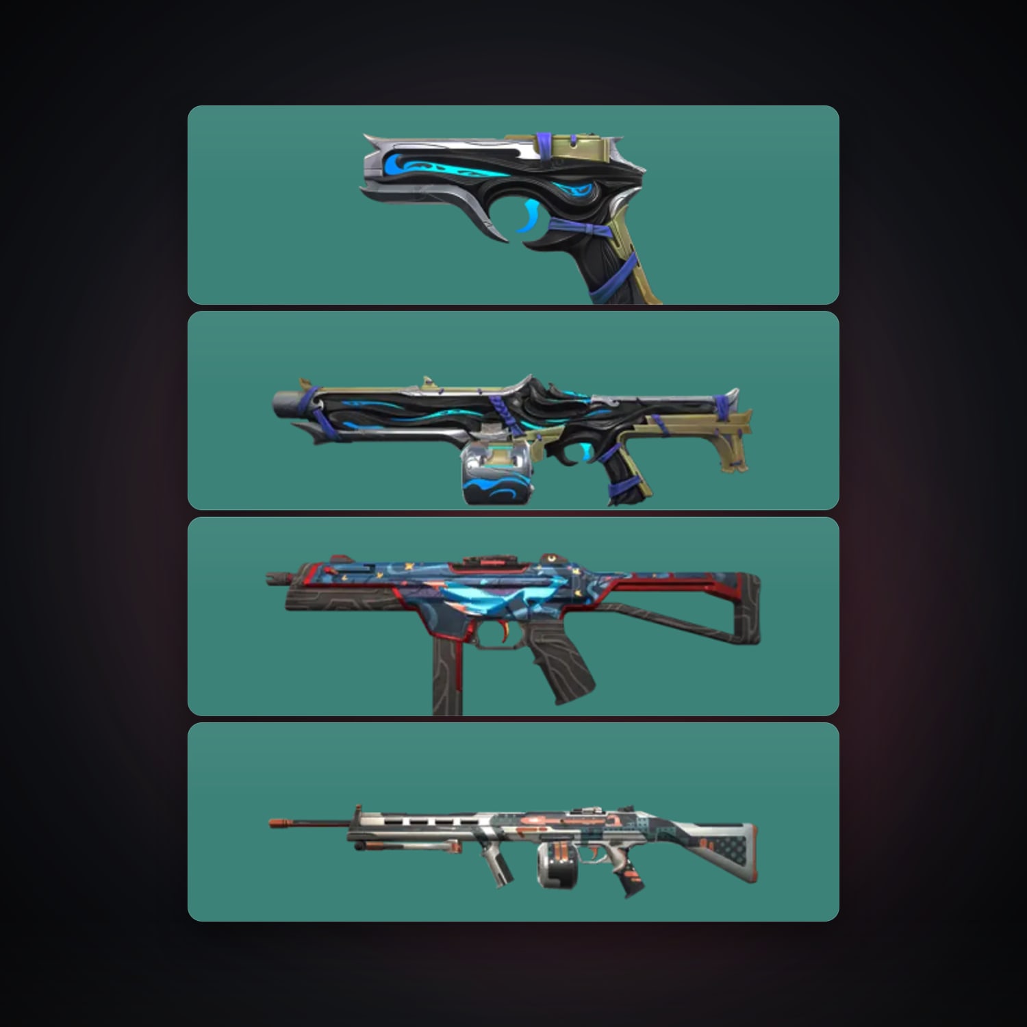 NA locker — 5 skins, lvl 16 — HabibiAccounts