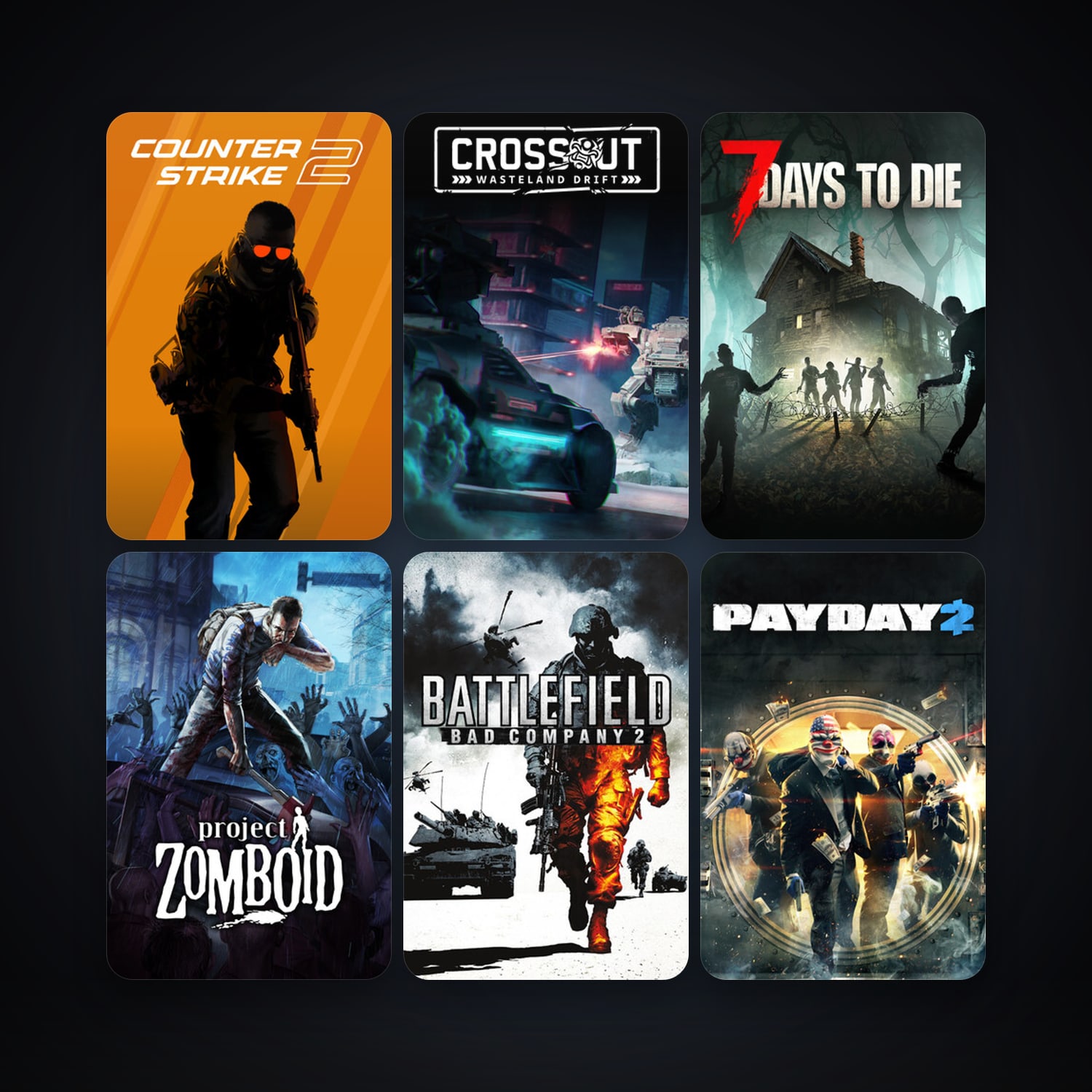 CS2 Prime + Battlefield: Bad Company 2, 95 games, Steam 10, clean — HabibiAccounts