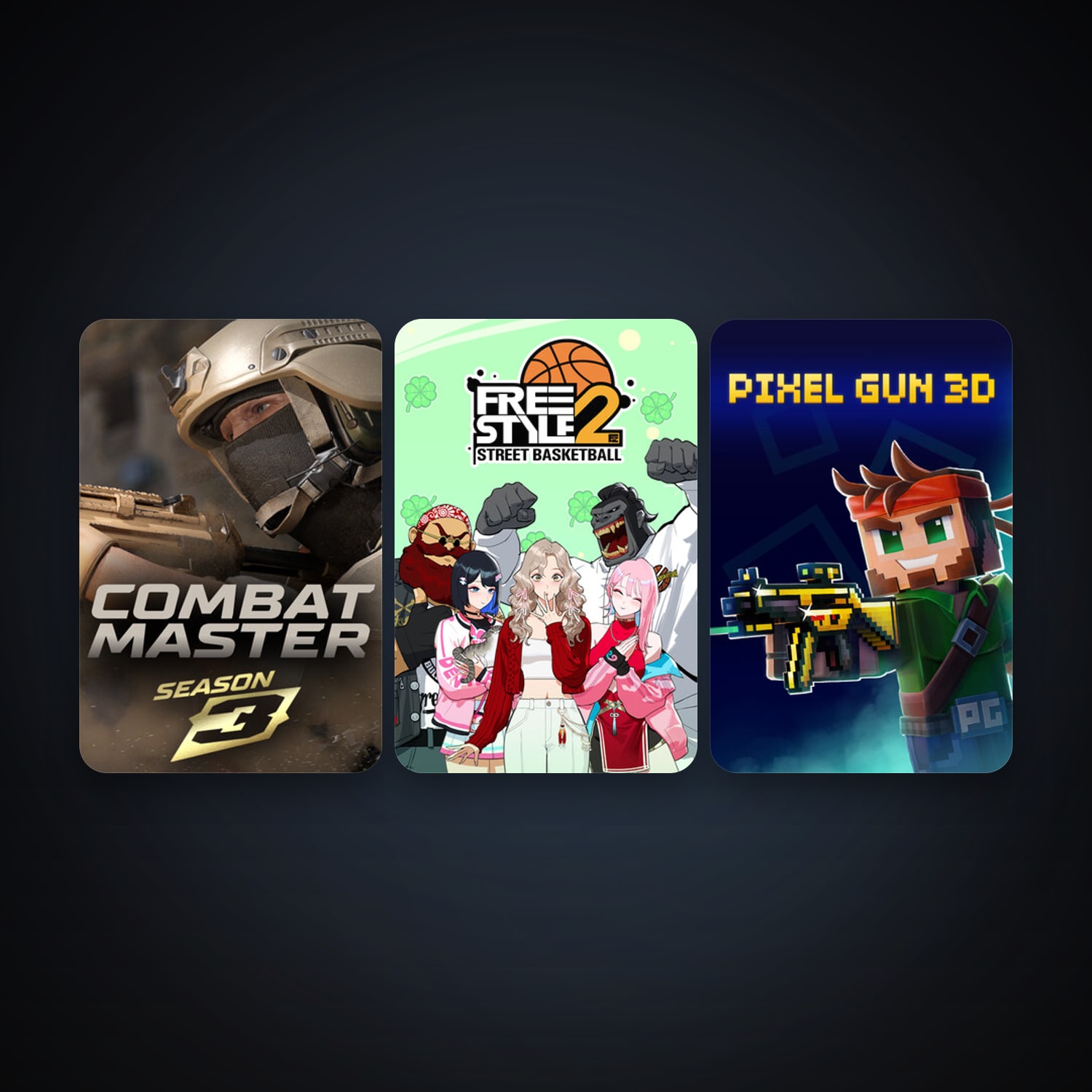 Freestyle 2: Street Basketball + Combat Master: Season 1, 4 games, clean — HabibiAccounts