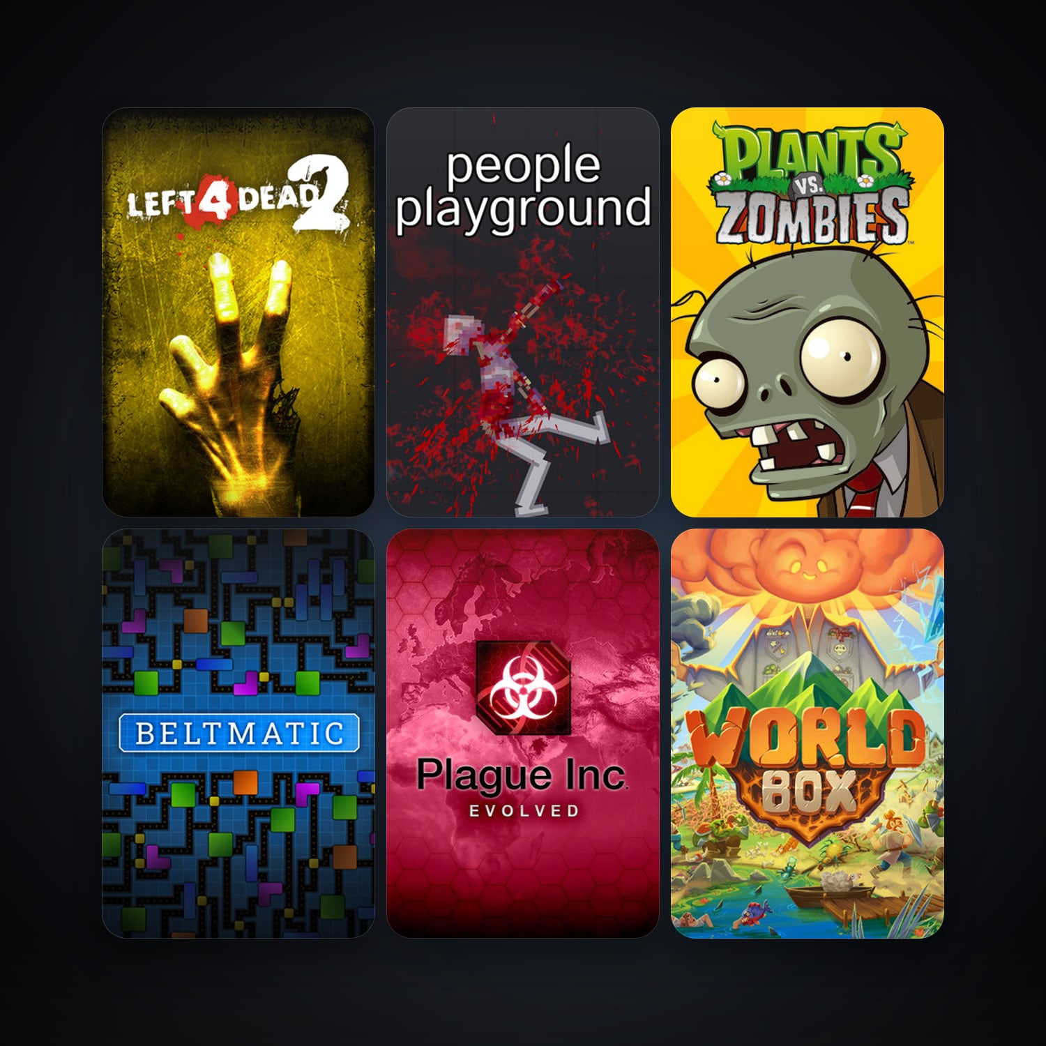 Left 4 Dead 2 + Plants vs. Zombies GOTY Edition, 25 games, clean — HabibiAccounts