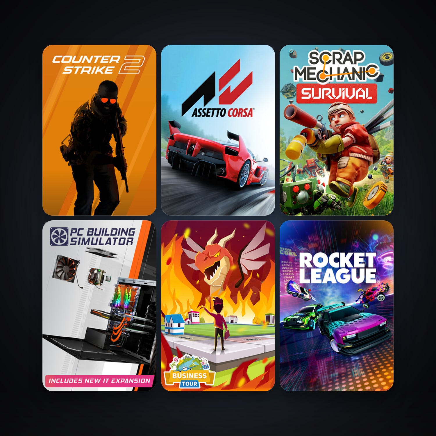 CS2 Prime + Assetto Corsa, 20 games, clean — HabibiAccounts
