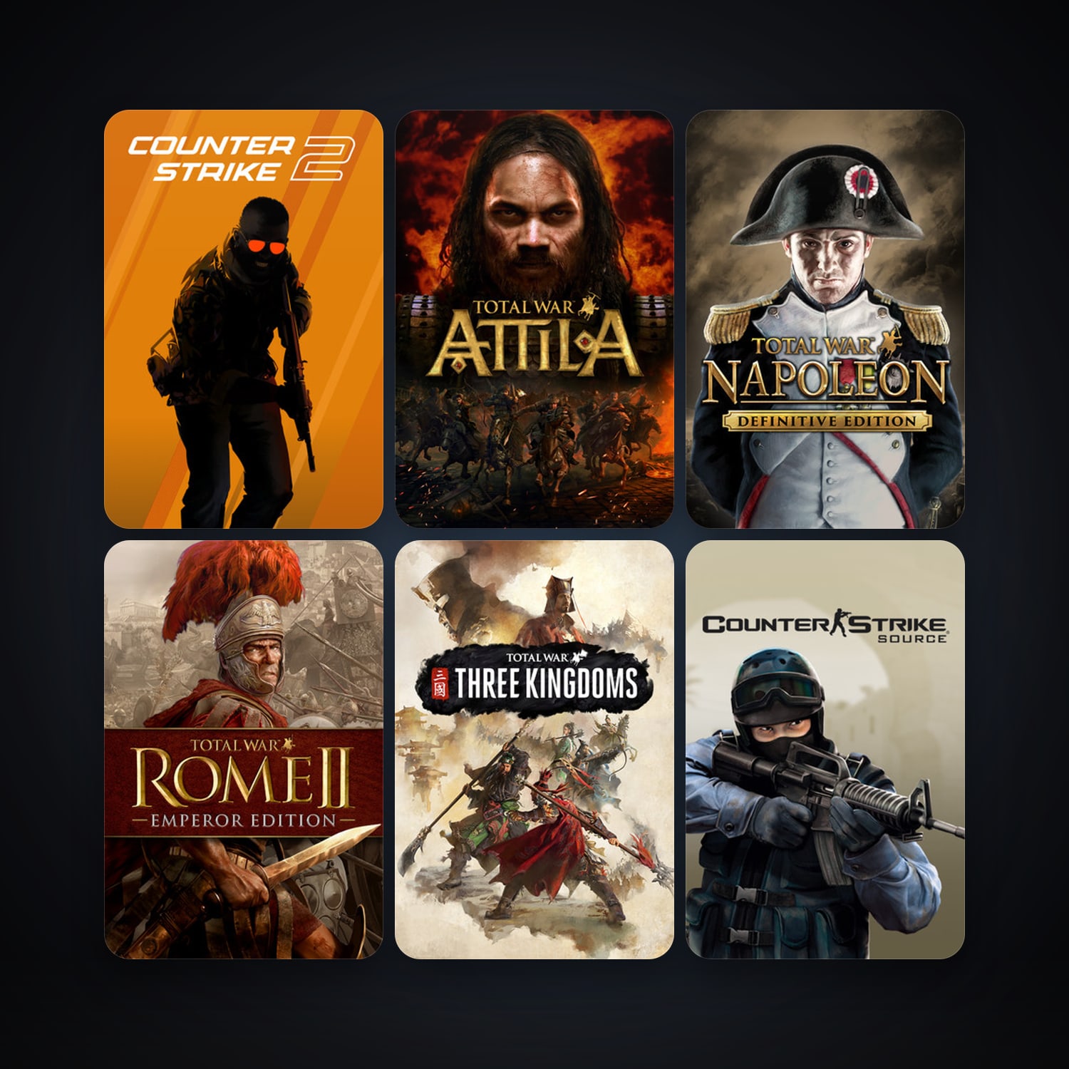 Counter-Strike + Counter-Strike: Source, 28 games, Steam 11, clean — HabibiAccounts