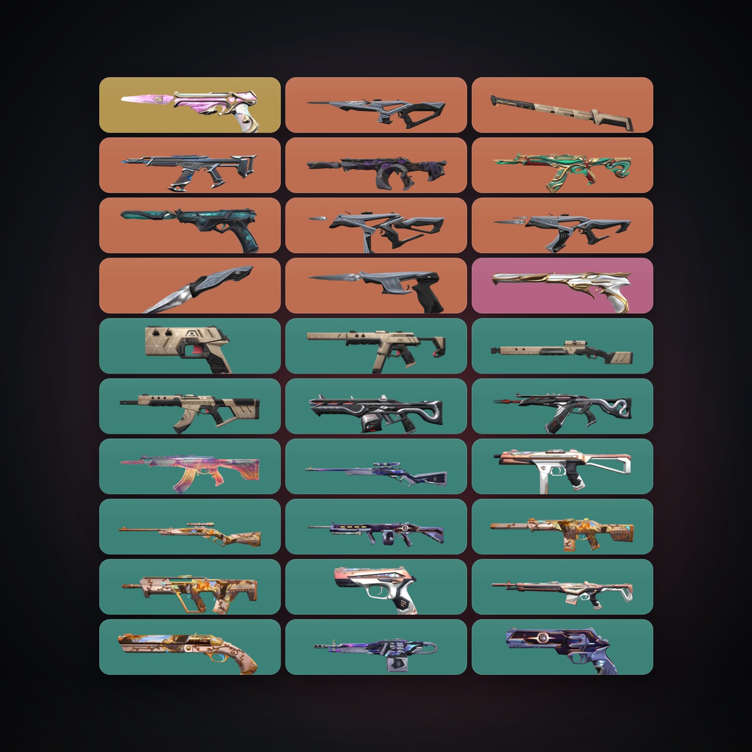 EU Silver 2 locker — 2 knives, 33 skins, lvl 41 — HabibiAccounts