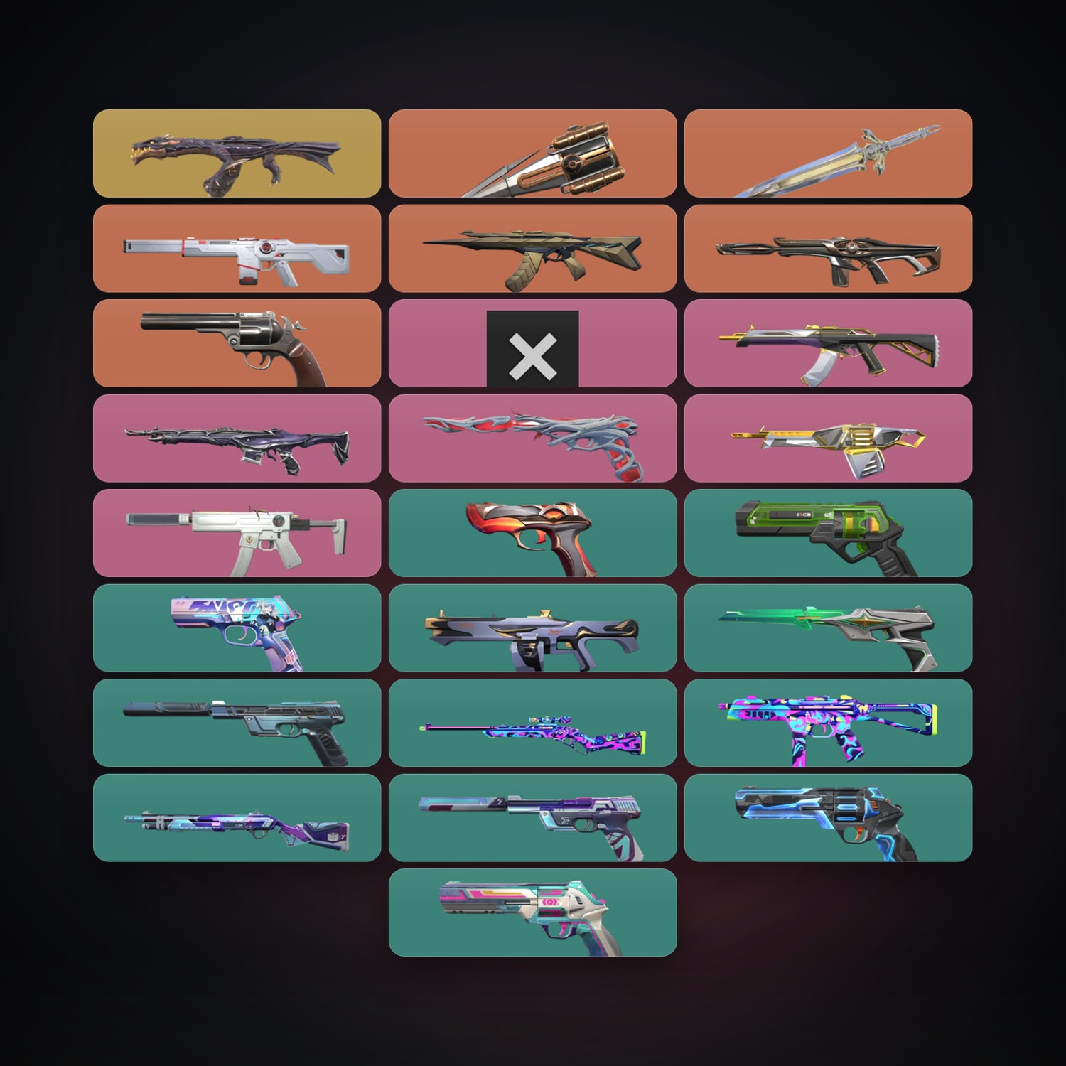 AP Silver 3 locker — 2 knives, 26 skins, lvl 192 — HabibiAccounts