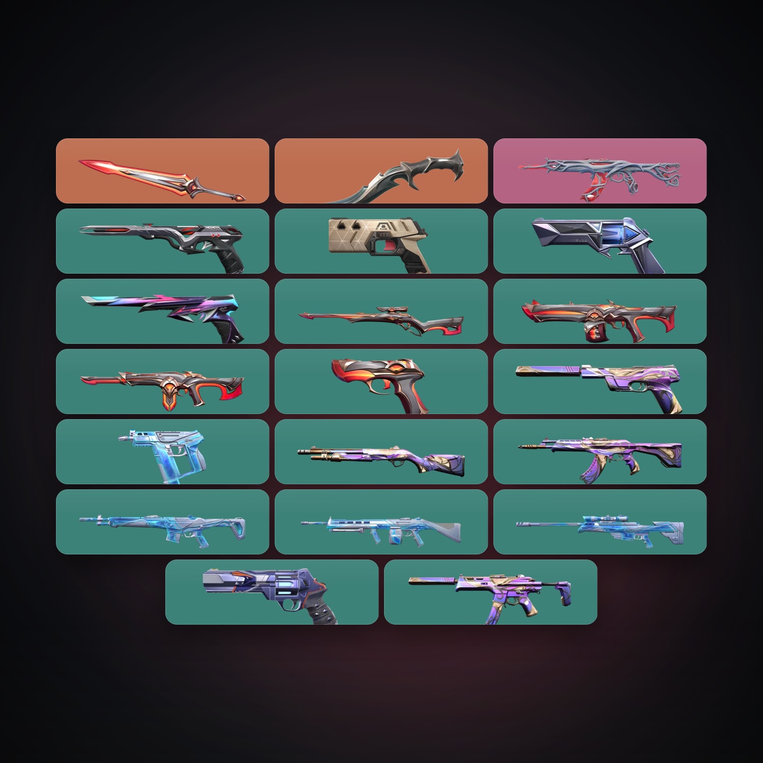 EU Silver 1 locker — 2 knives, 20 skins, lvl 132 · 261085151 — HabibiAccounts