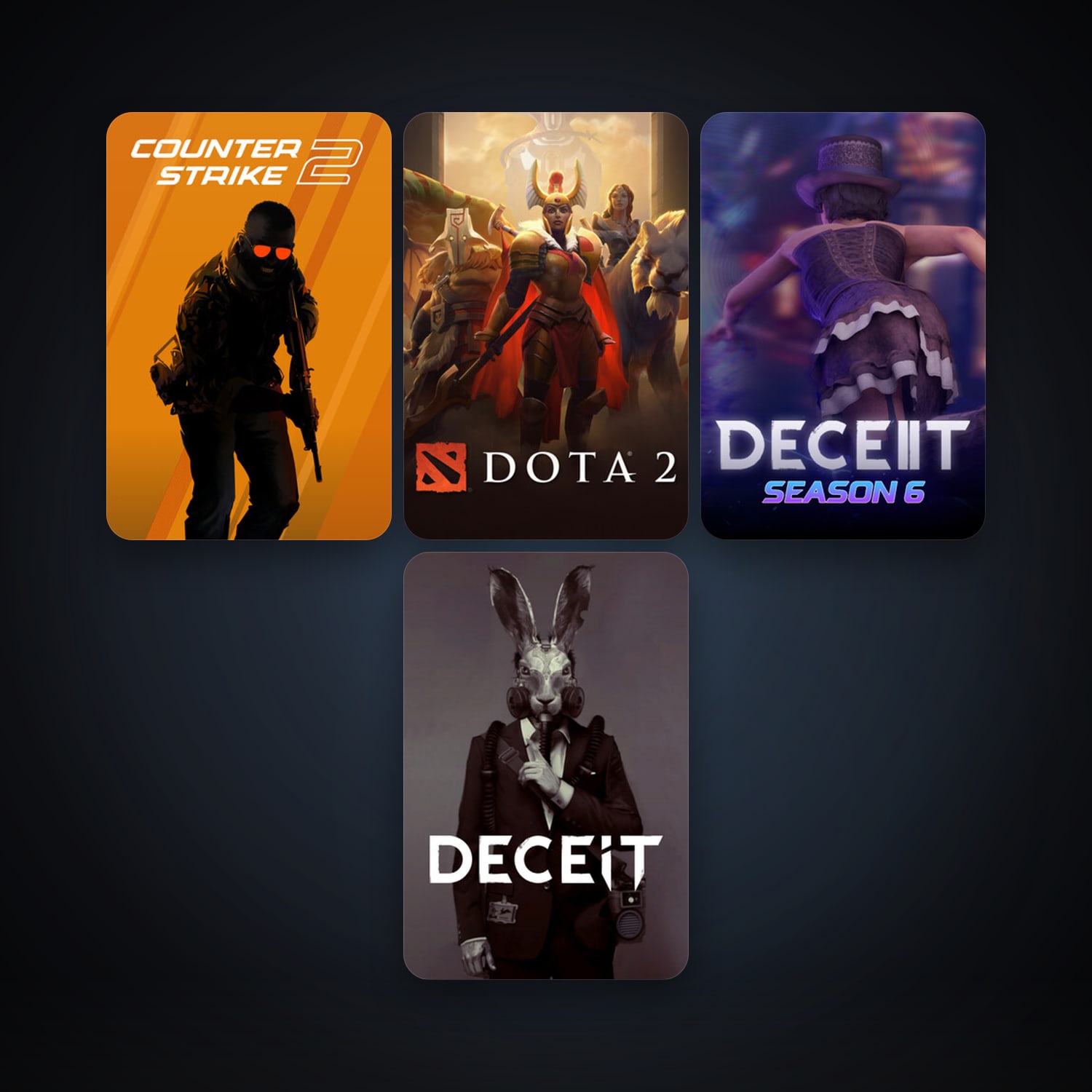 Dota 2 + CS2 Prime, 6 games, Steam 10, clean — HabibiAccounts