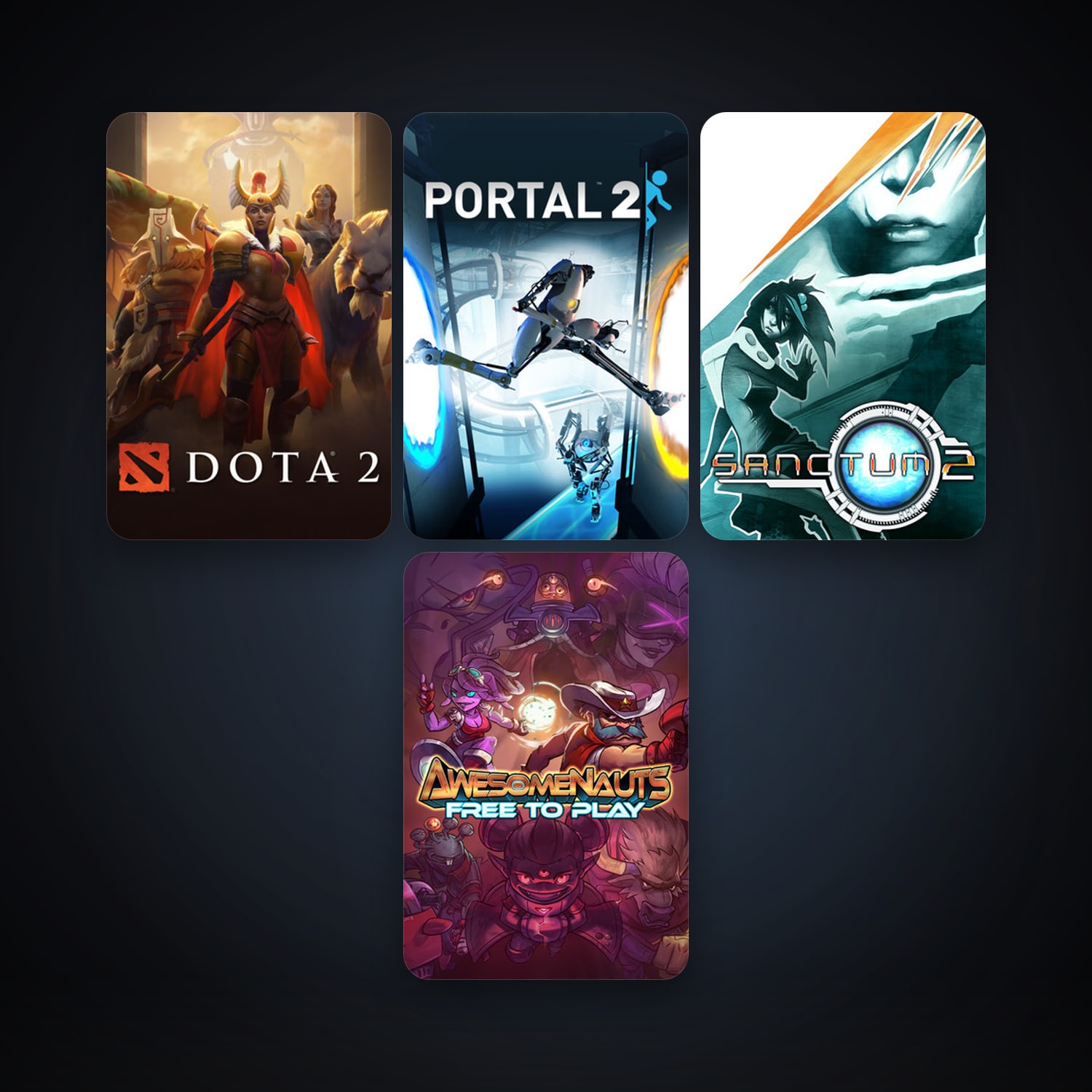 Dota 2 + Portal 2, 10 games, clean — HabibiAccounts