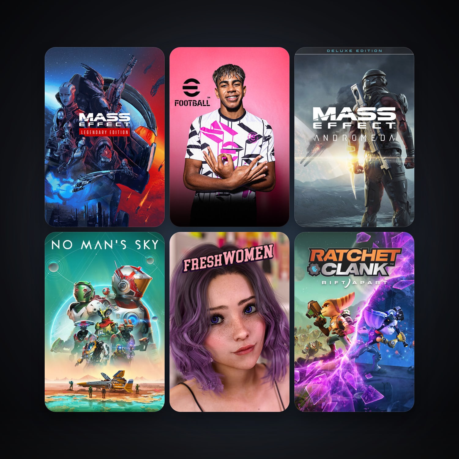No Man's Sky + Minecraft: Story Mode - A Telltale Games Series, 31 games, clean — HabibiAccounts