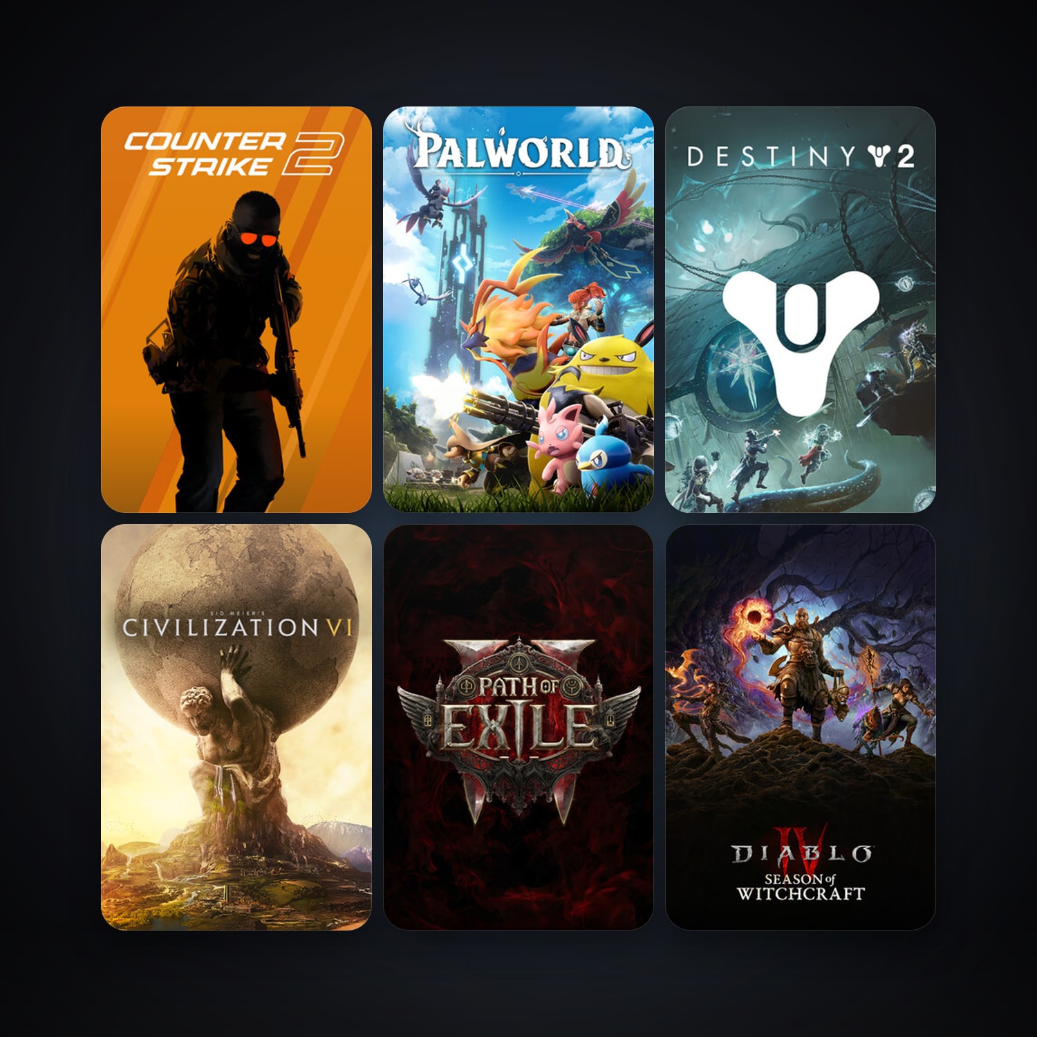 CS2 Prime + Sid Meier's Civilization VI, 50 games, clean — HabibiAccounts