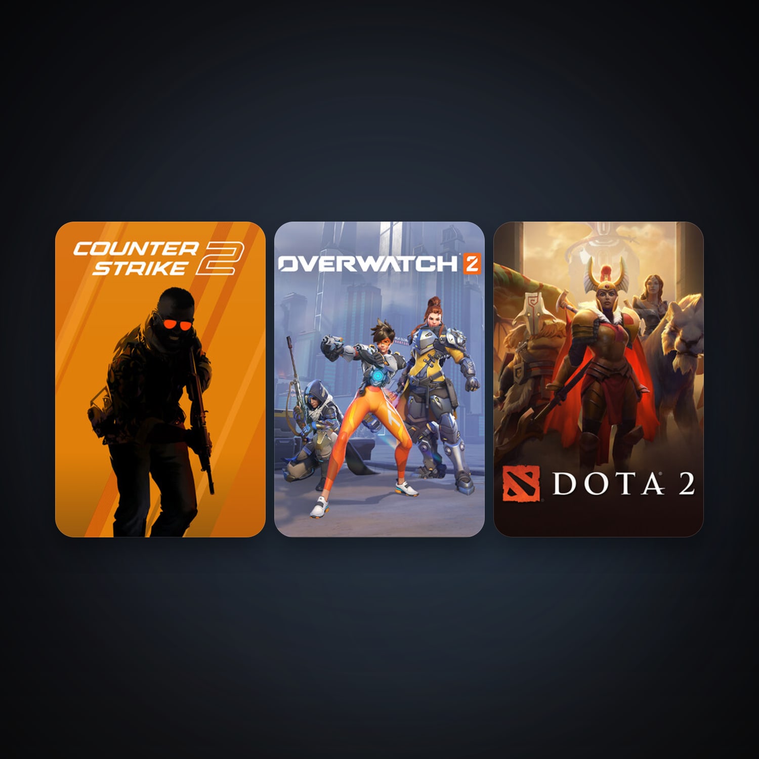 Dota 2 + CS2 Prime, 4 games, clean · 261091081 — HabibiAccounts