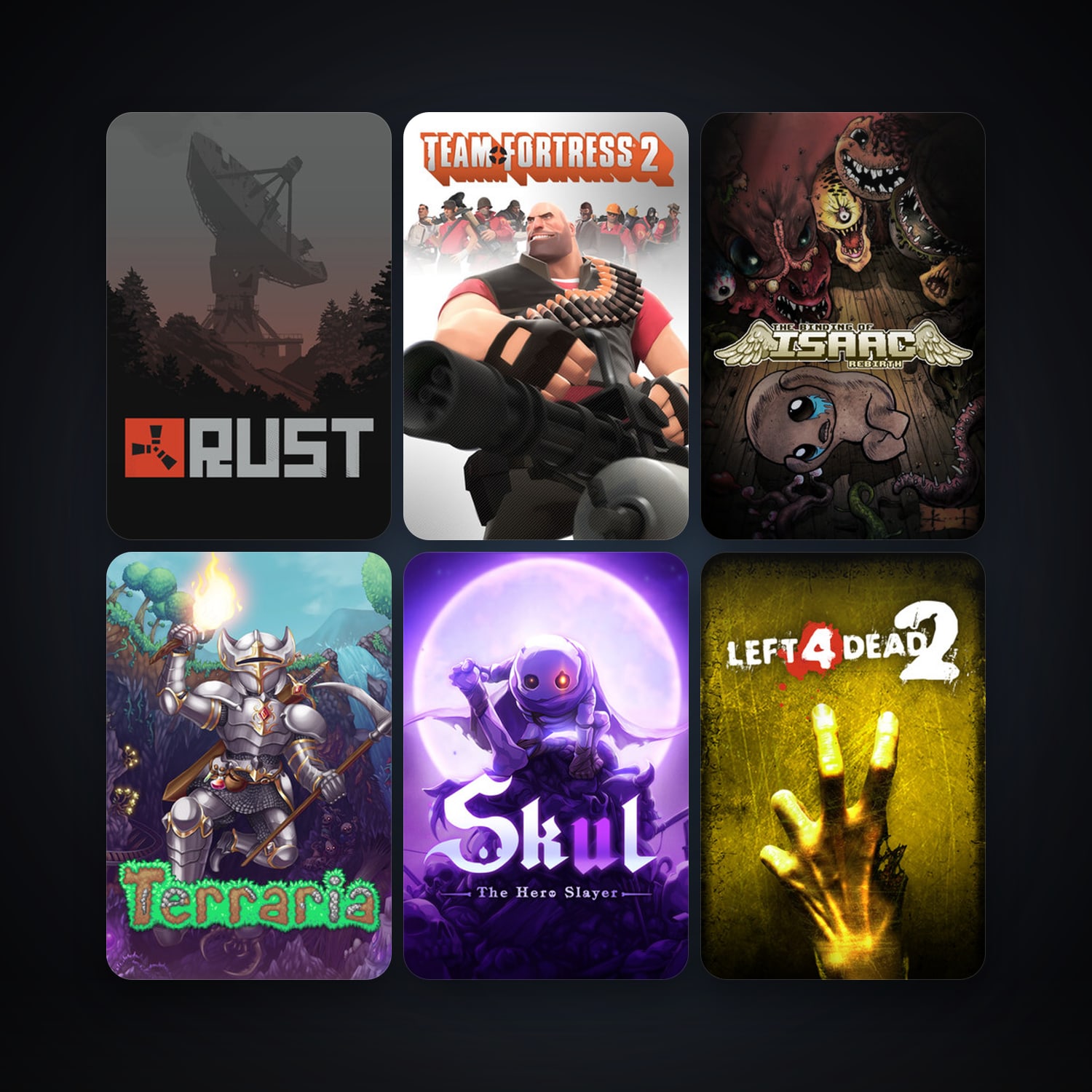 Team Fortress 2 + Left 4 Dead 2, 59 games, clean — HabibiAccounts
