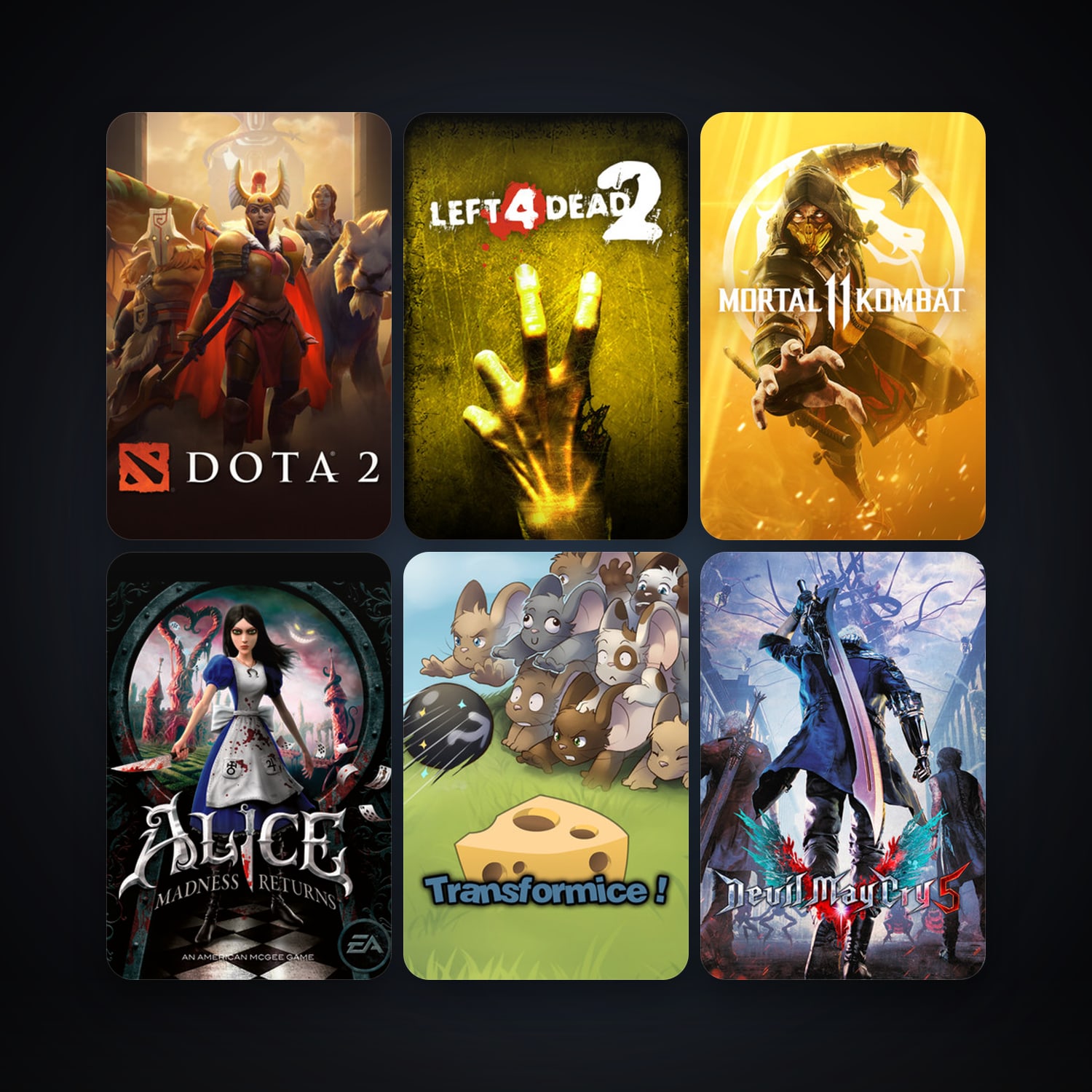Left 4 Dead 2 + Dota 2, 11 games, clean — HabibiAccounts