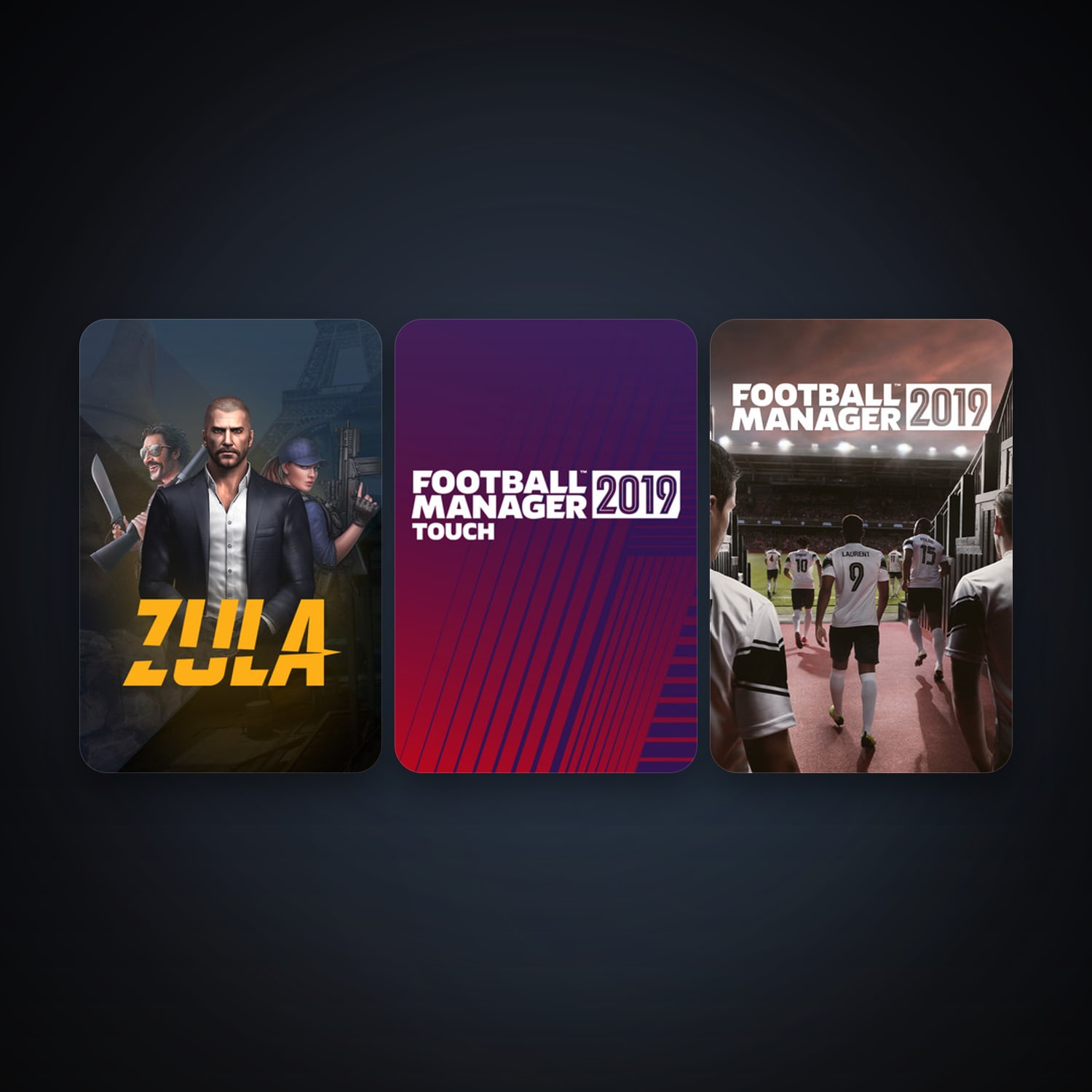 Zula Global + Football Manager 2019, 6 games, clean — HabibiAccounts