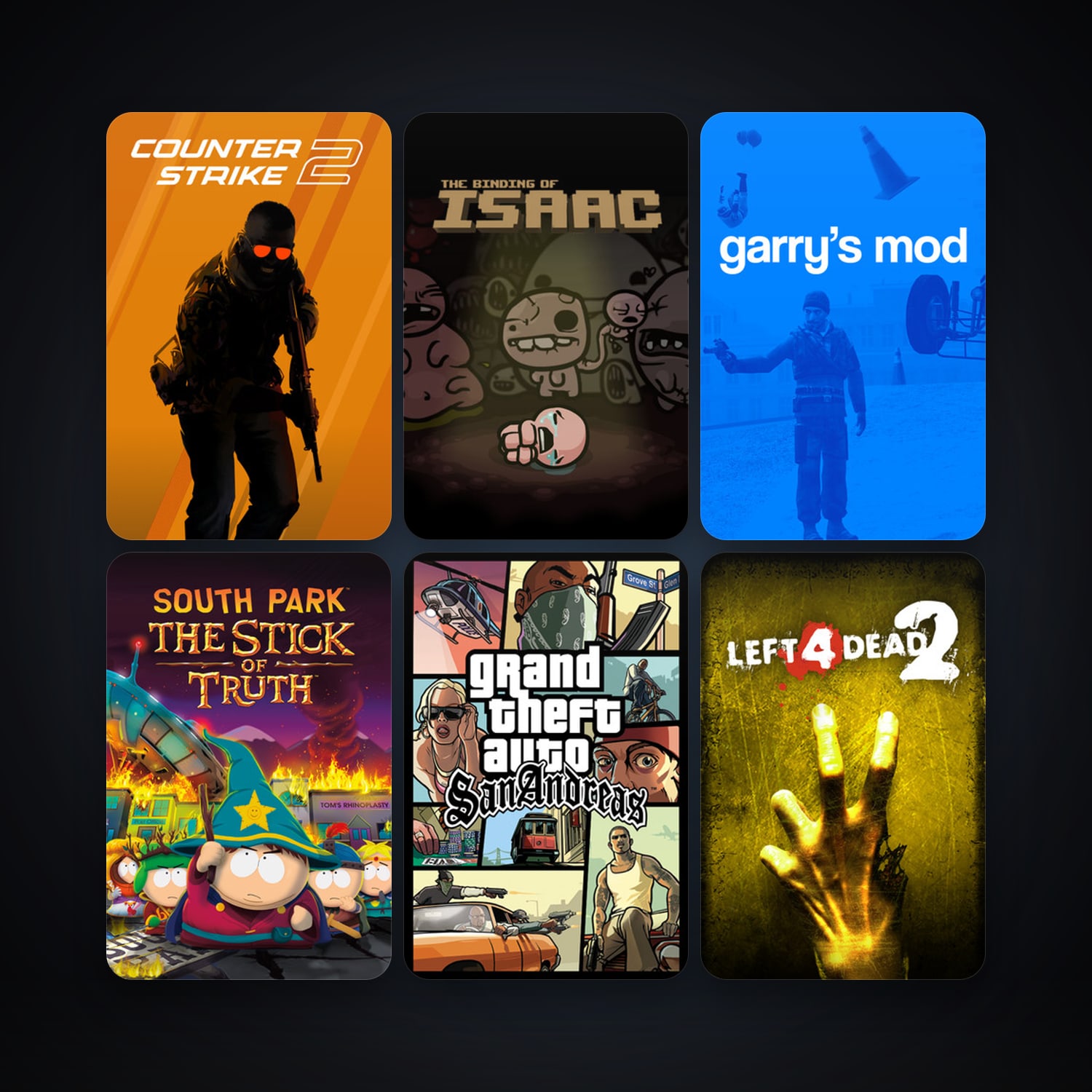 Left 4 Dead 2 + CS2 Prime, 31 games, clean — HabibiAccounts