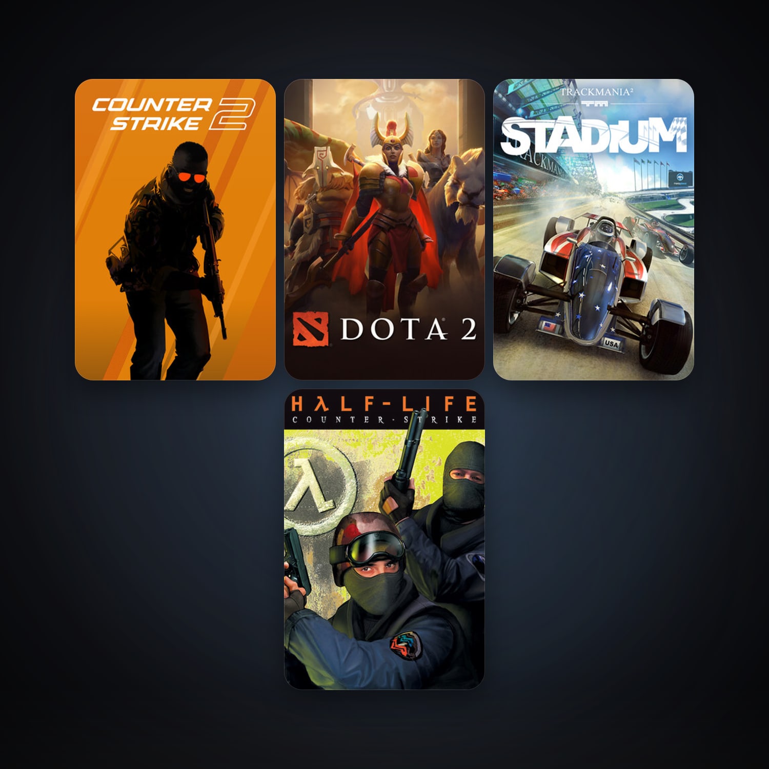 Counter-Strike + Dota 2, 6 games, clean — HabibiAccounts